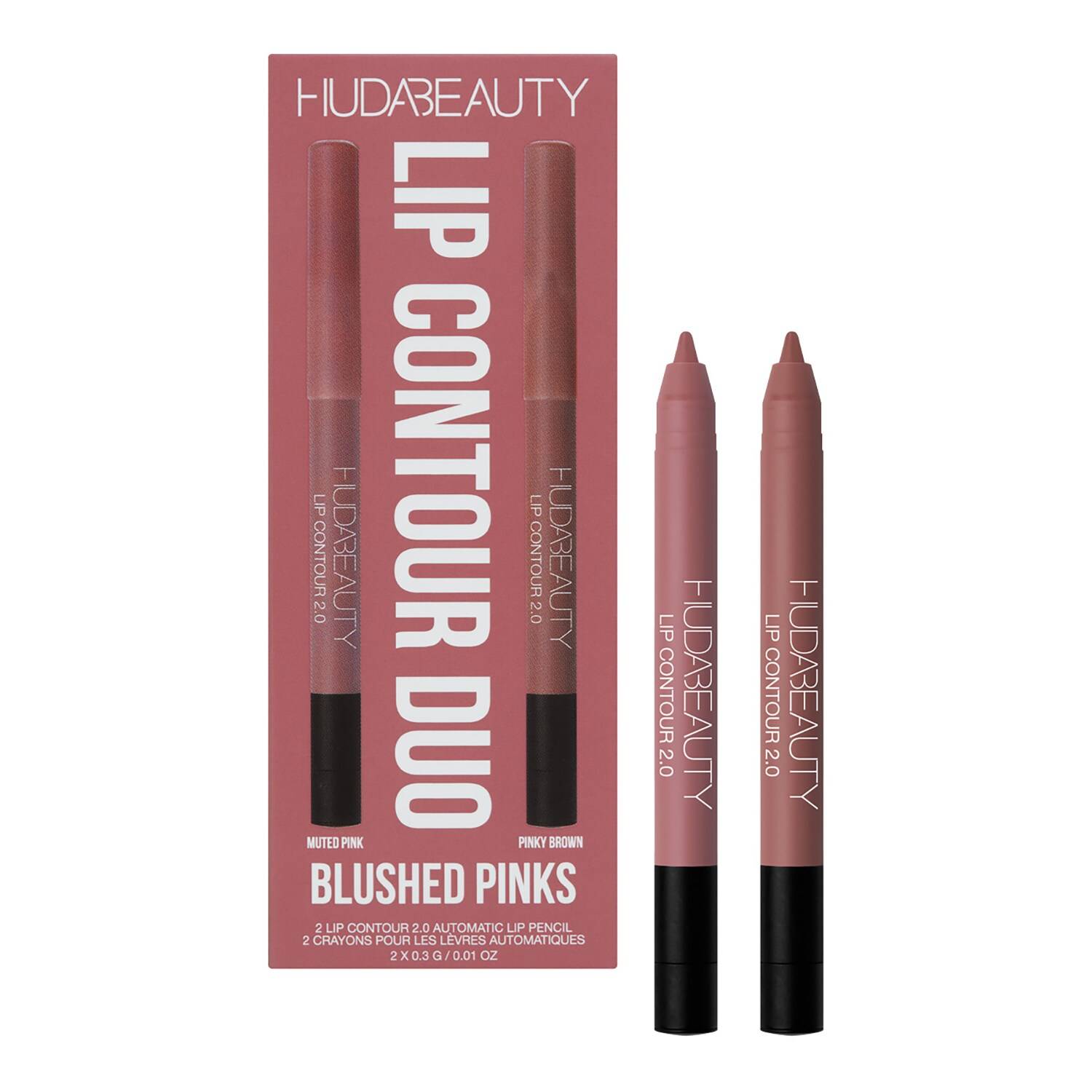 Huda Beauty Lip Contour Blushed Pinks Mini Duo