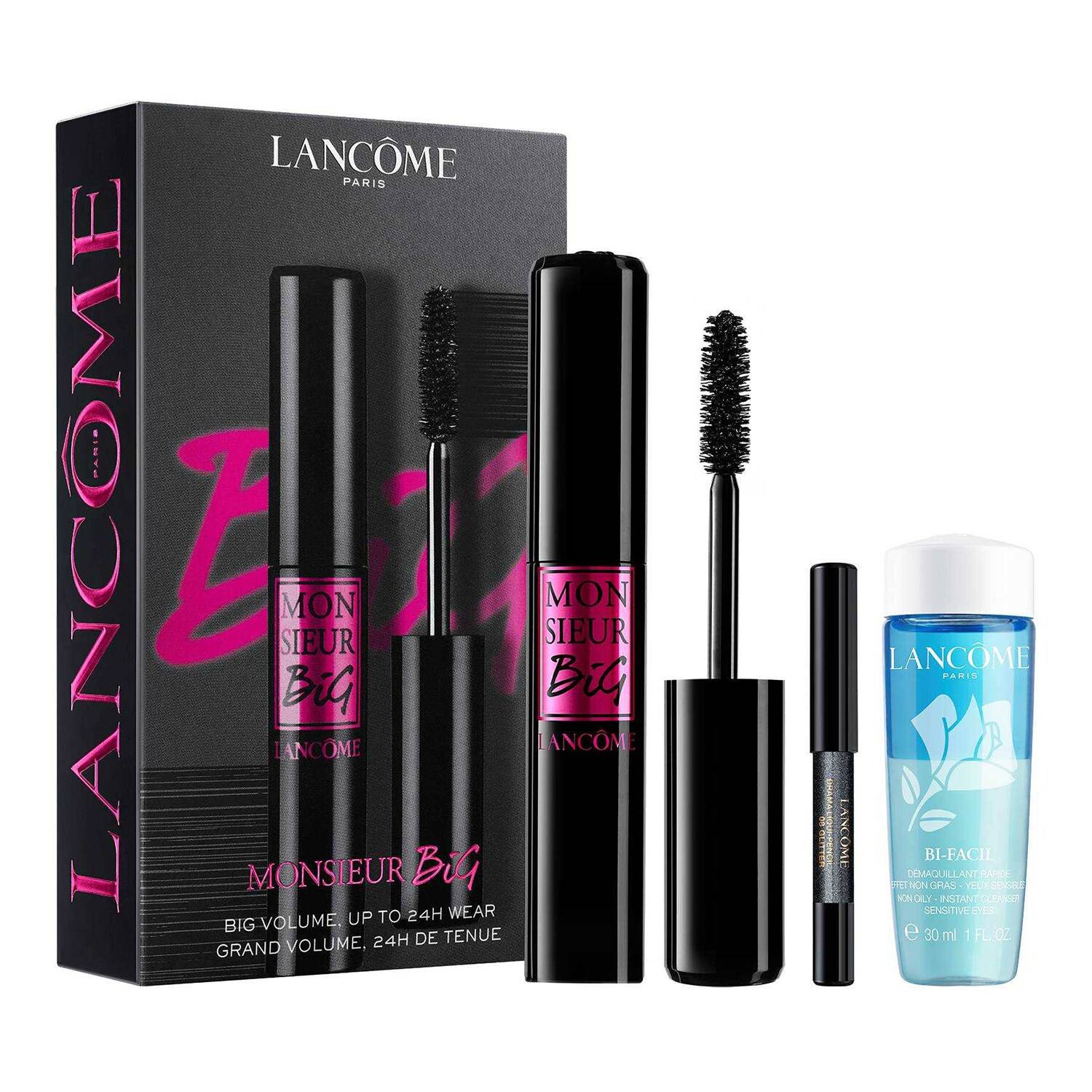 LANCÔME Monsieur Big Mascara With Drama Liqui-Pencil & Bi-Facil Set