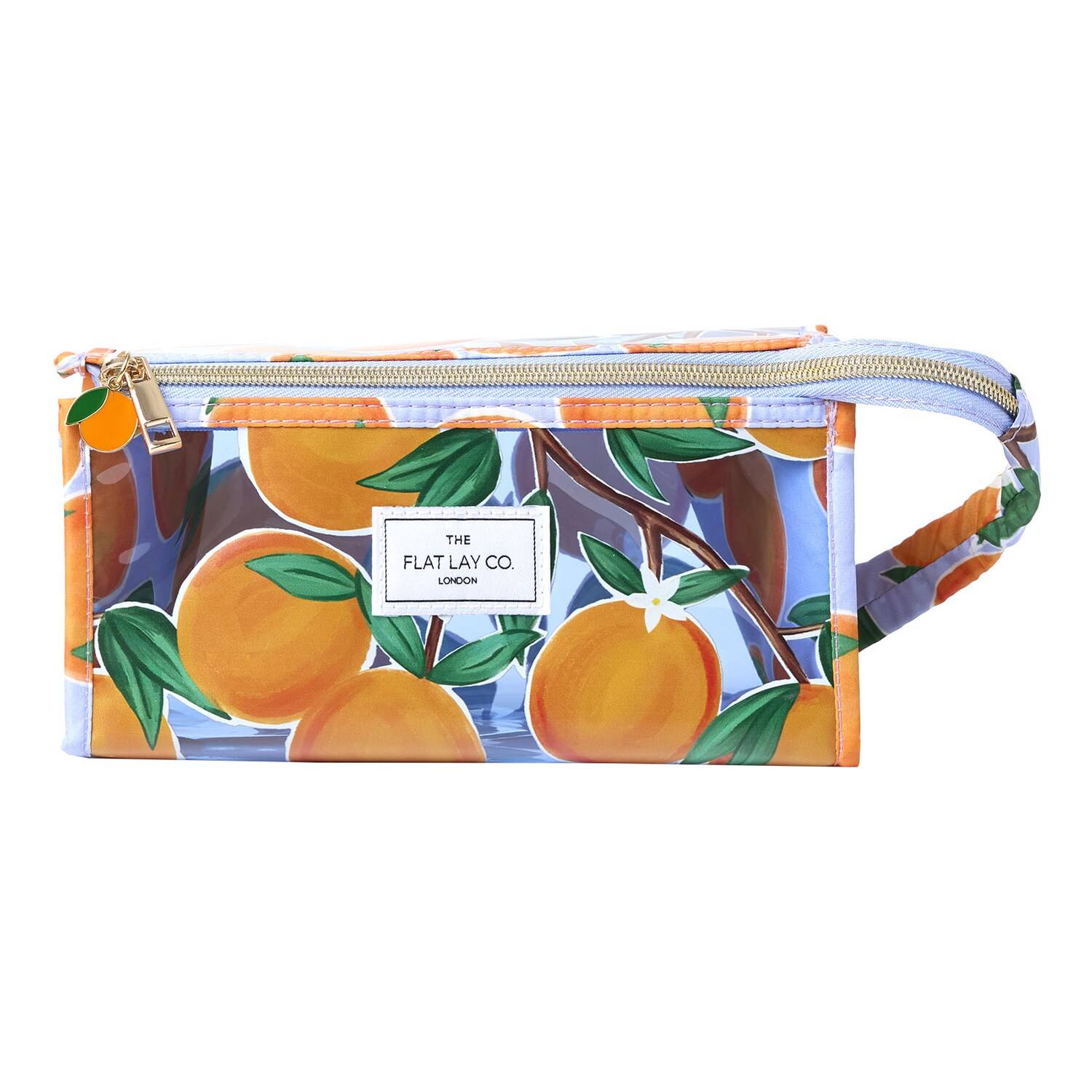 THE FLAT LAY CO. Open Flat Mediterranean Oranges Makeup Jelly Box Bag