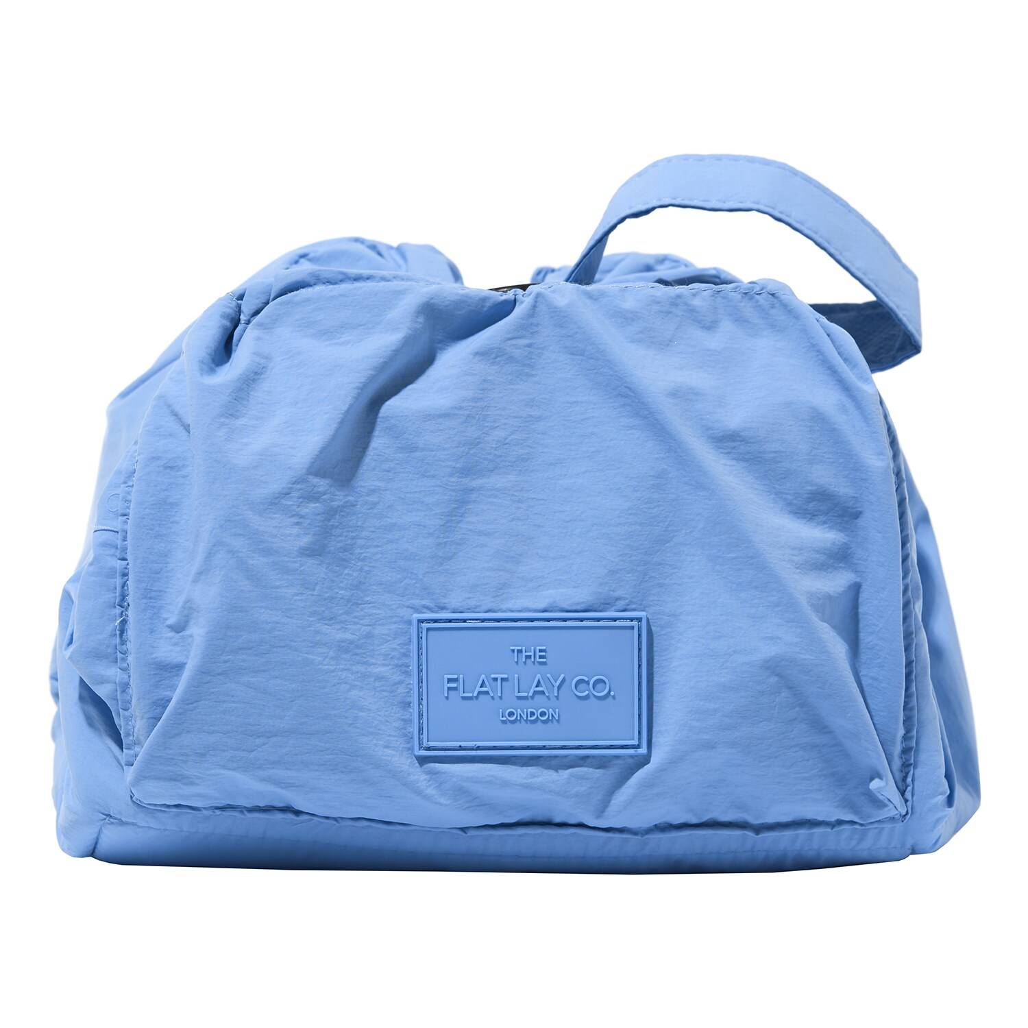 THE FLAT LAY CO. Drawstring Blue Parachute Makeup Bag Blue