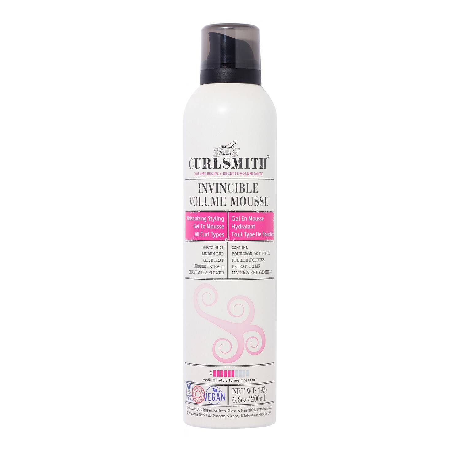 Curlsmith Invincible Volume Mousse 200Ml