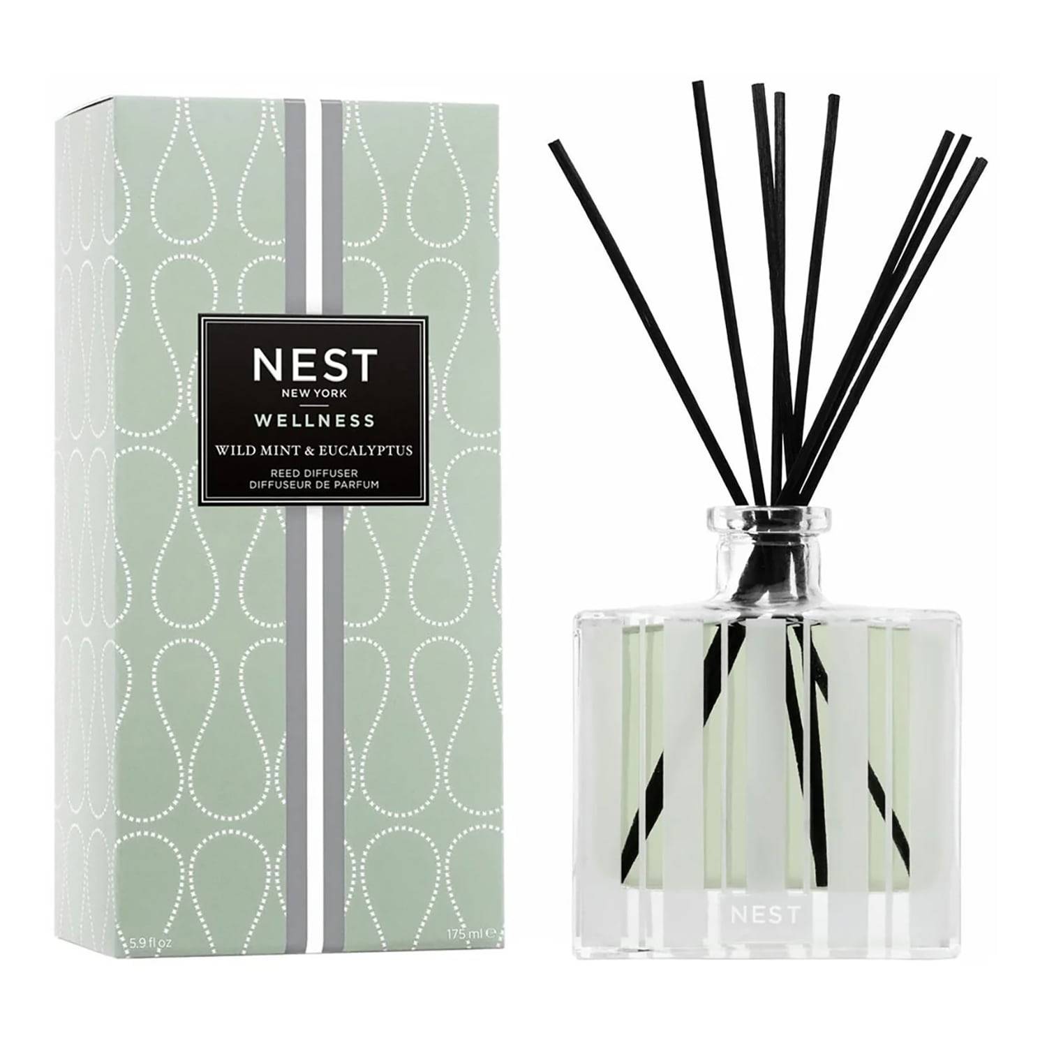 Nest New York Wild Mint & Eucalyptus Reed Diffuser 175Ml