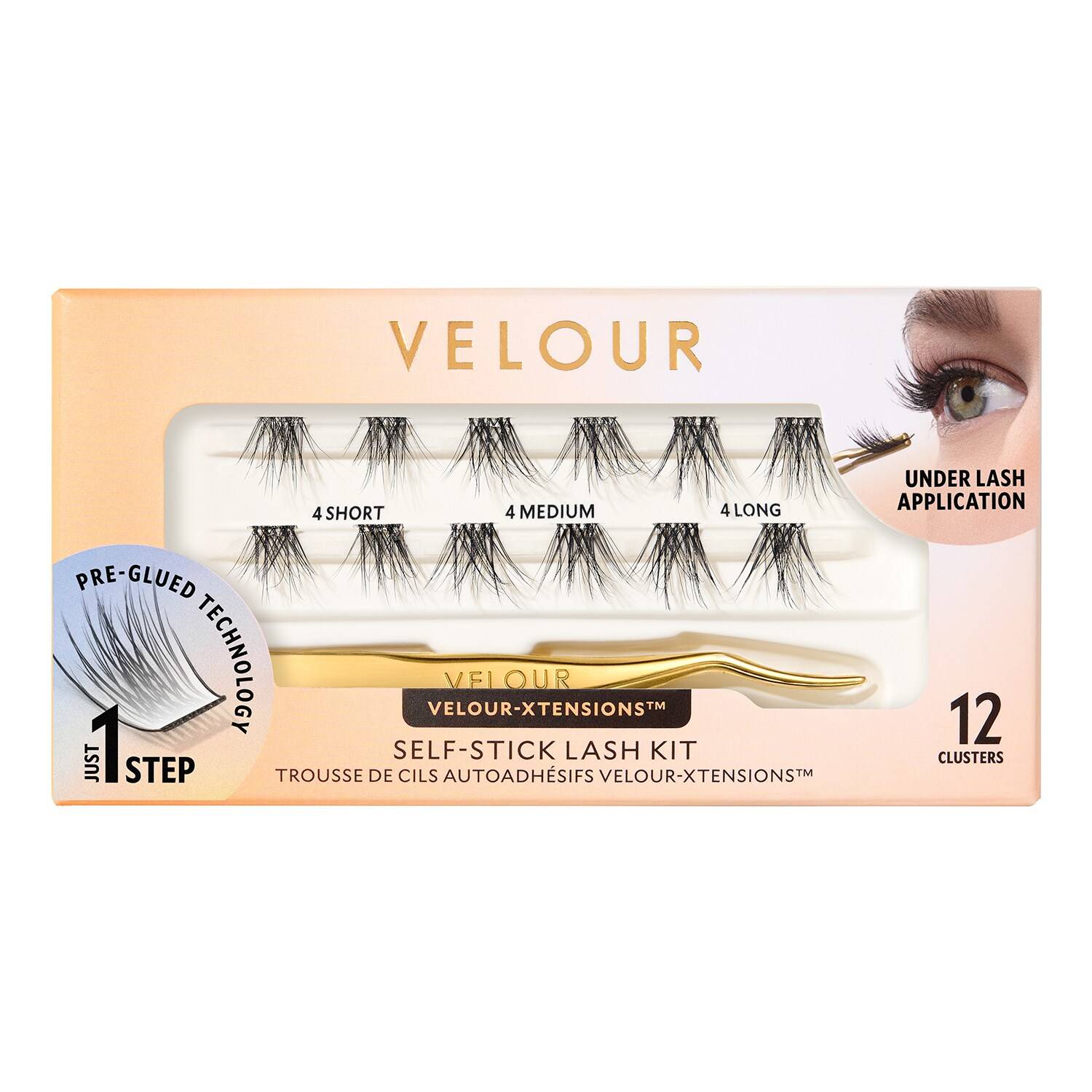 Velour Xtensions Self Stick Lash Kit