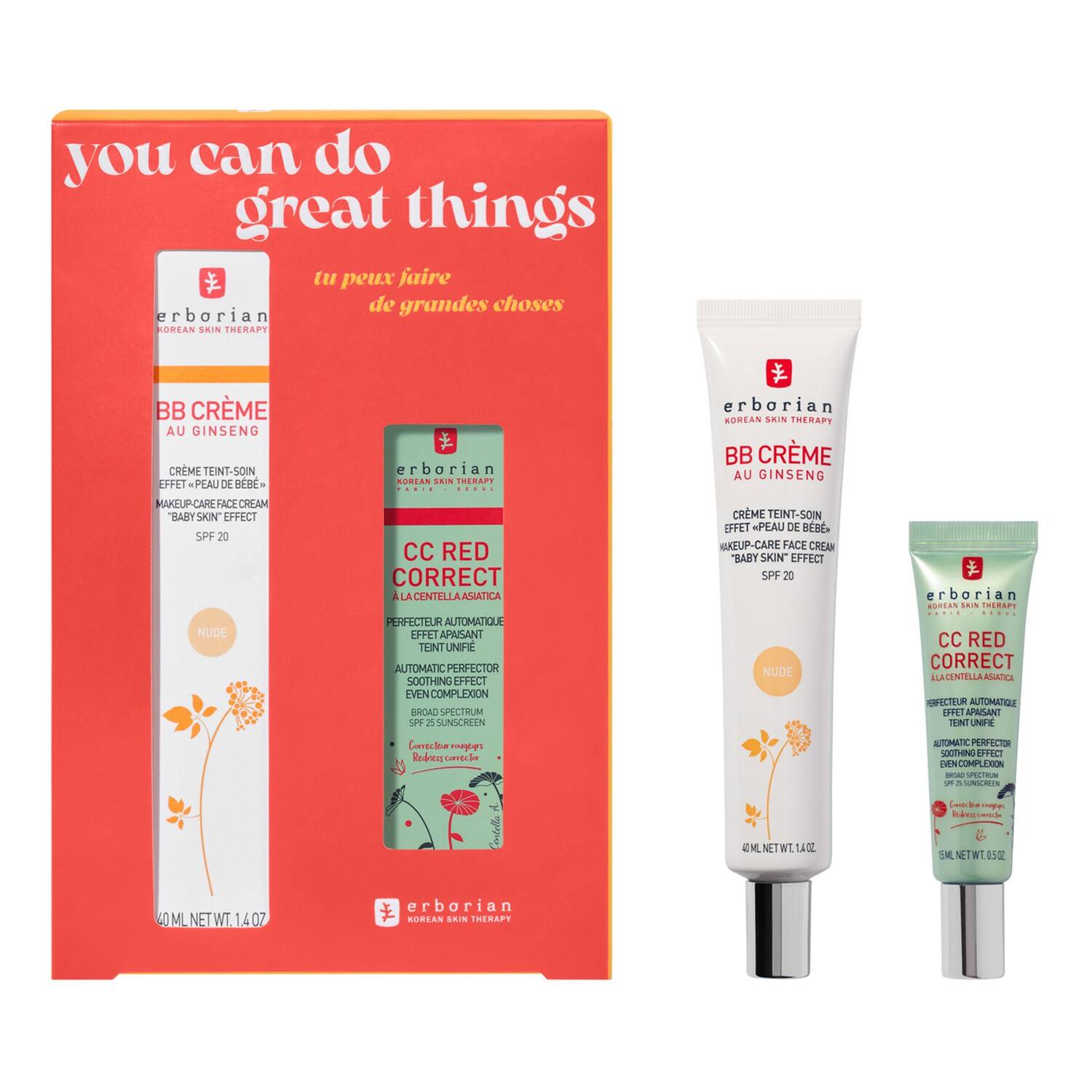 ERBORIAN You Can Do Great Things Skincare Set Nude