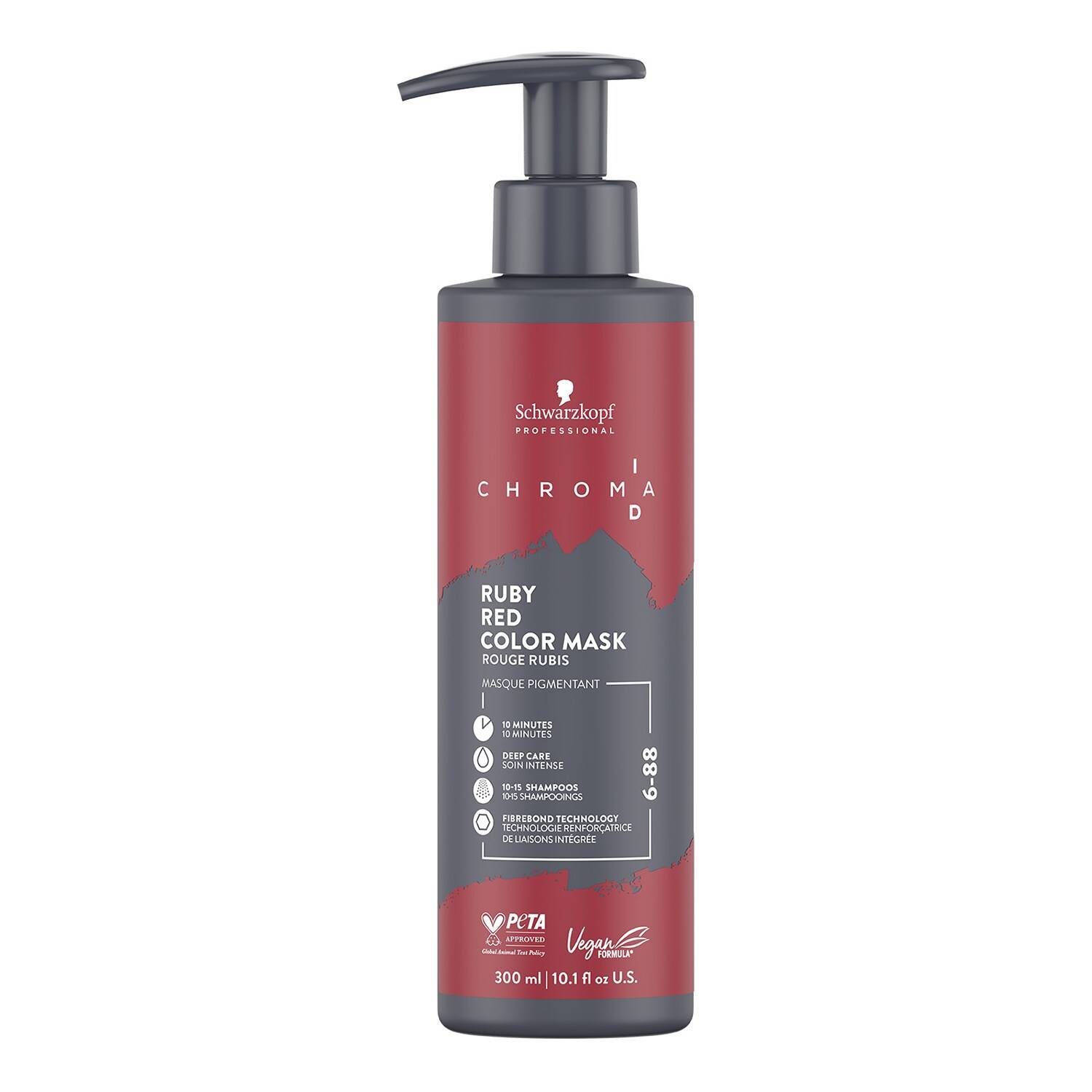 Schwarzkopf Professional Chroma Id Hair Colour Mask 300Ml Ruby