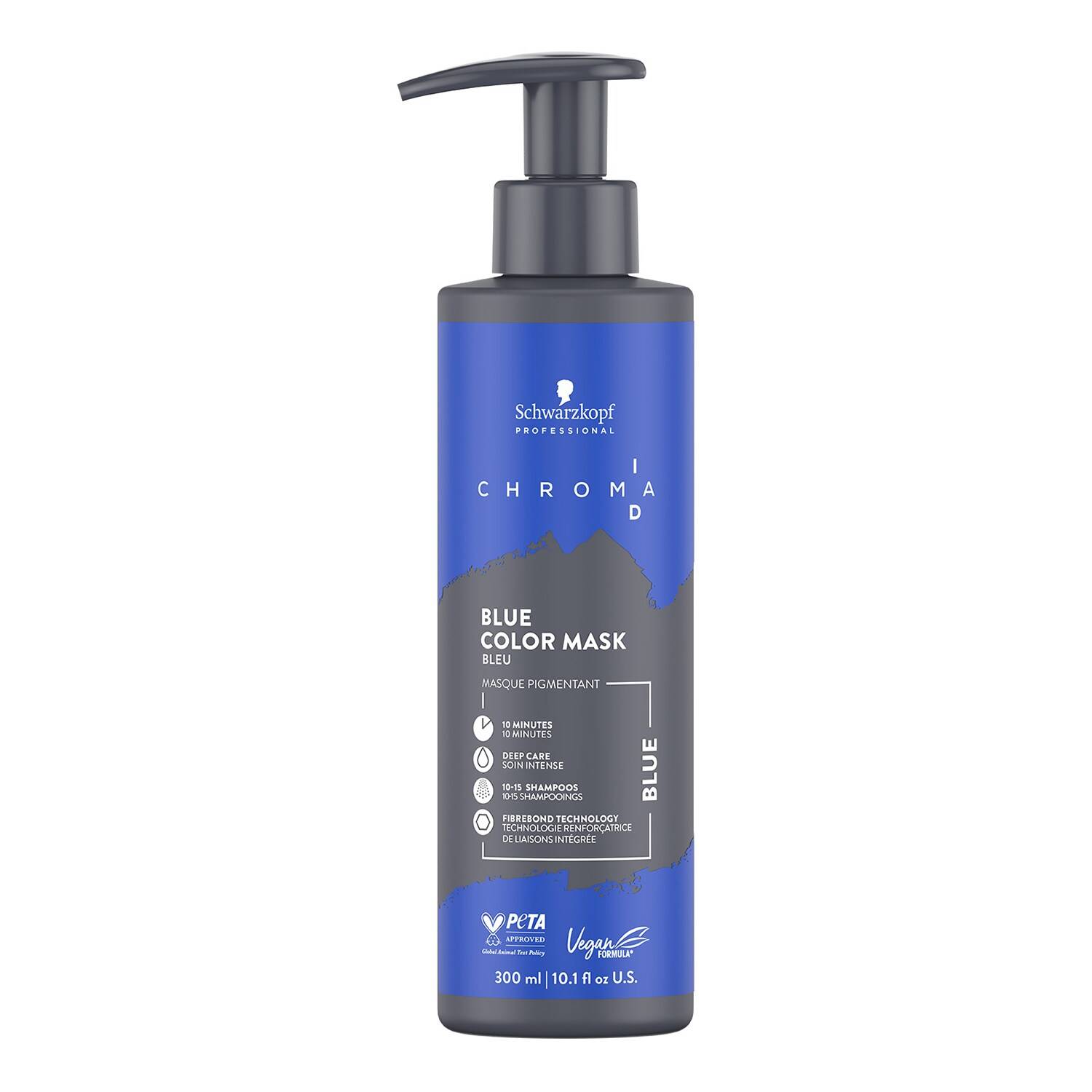 Schwarzkopf Professional Professional Chroma Id Hair Colour Mask 300Ml Blue