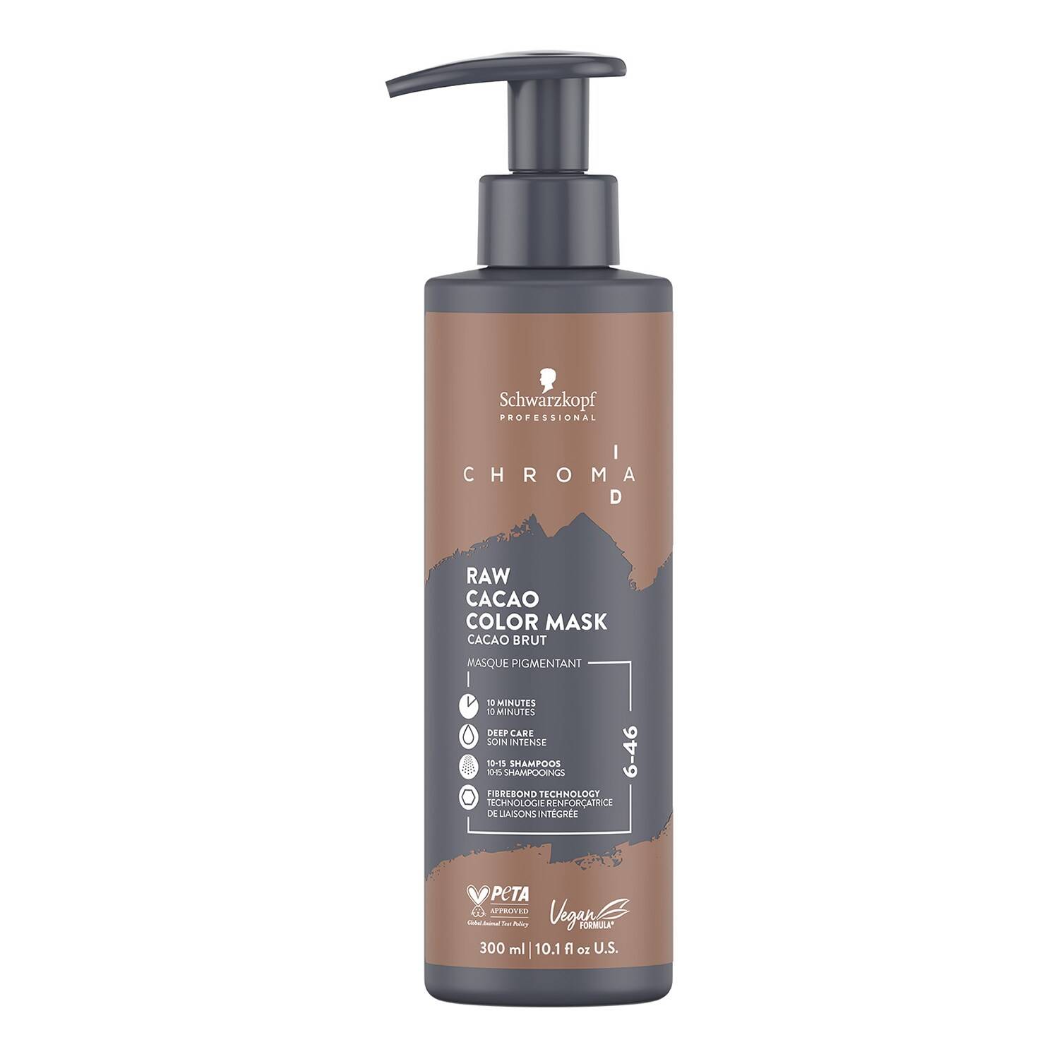 Schwarzkopf Professional Chroma Id Hair Colour Mask 300Ml Raw Cacao