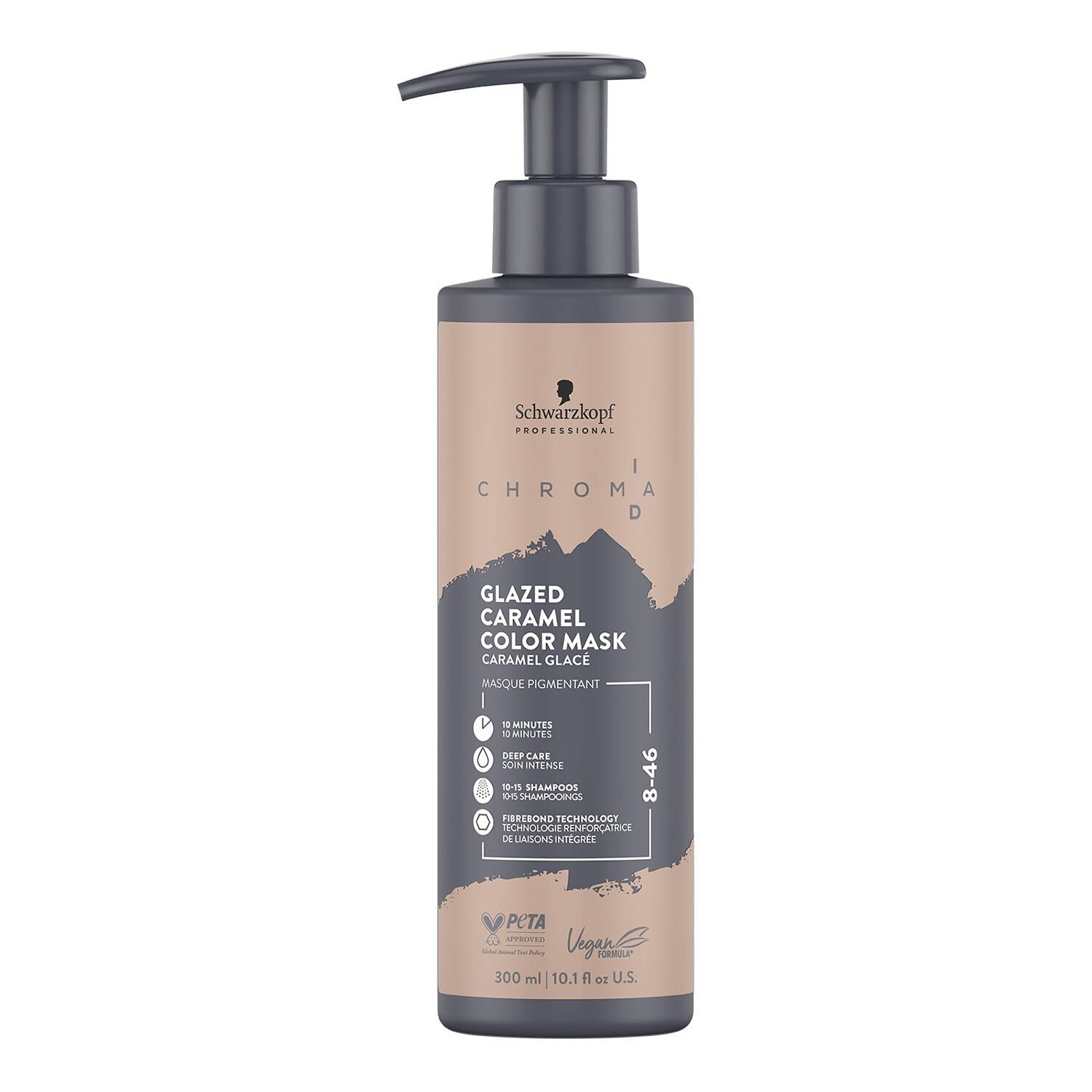 Schwarzkopf Professional Chroma Id Hair Colour Mask 300Ml Glazed Caramel