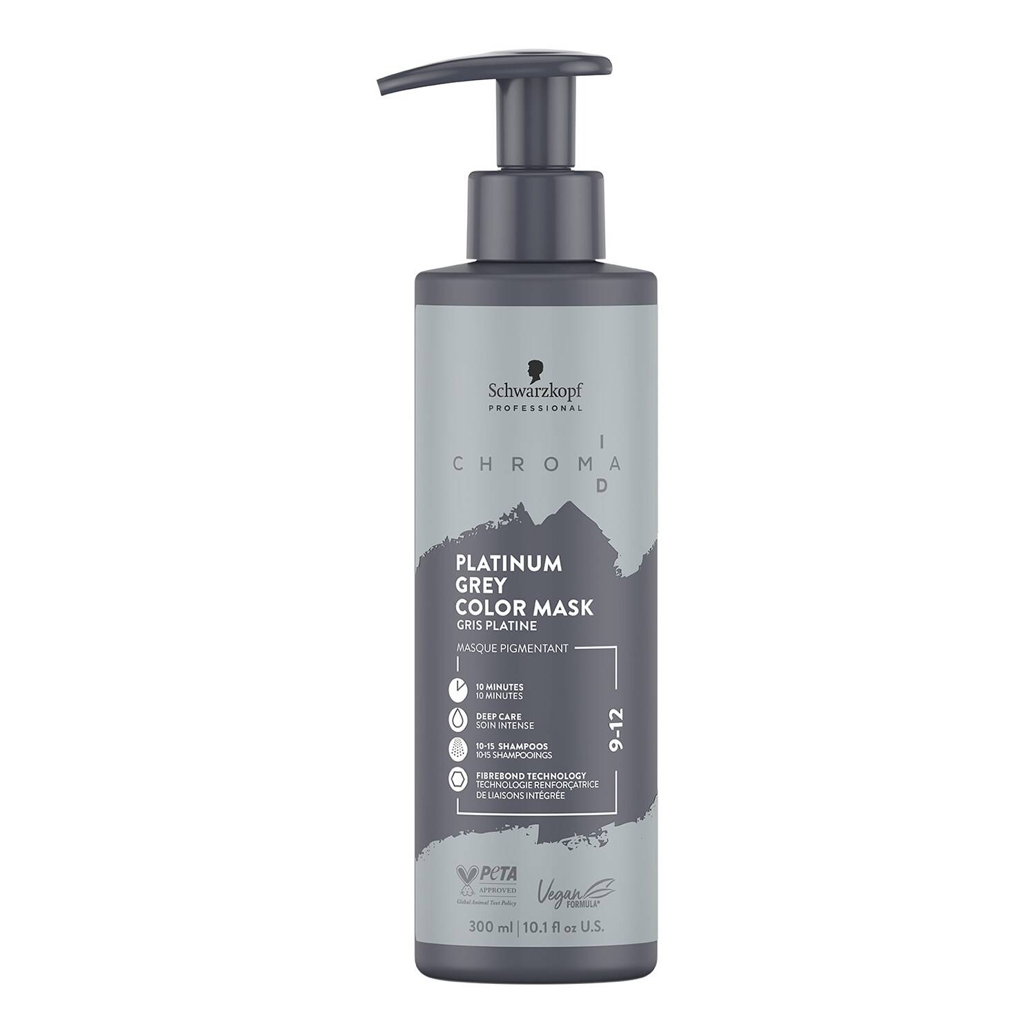 Schwarzkopf Professional Chroma Id Hair Colour Mask 300Ml Platinum Grey