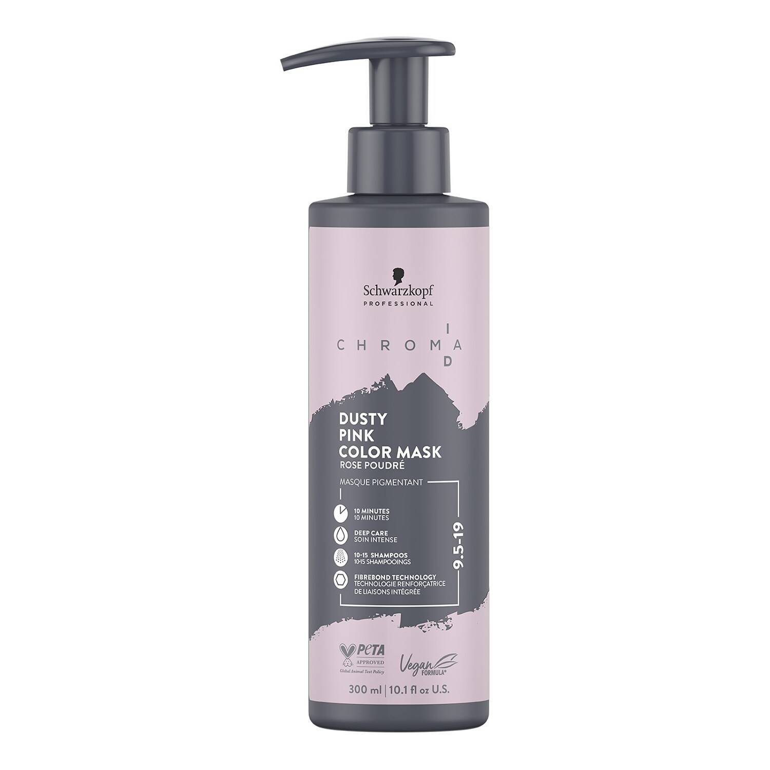 Schwarzkopf Professional Chroma Id Hair Colour Mask 300Ml Dusty Pink