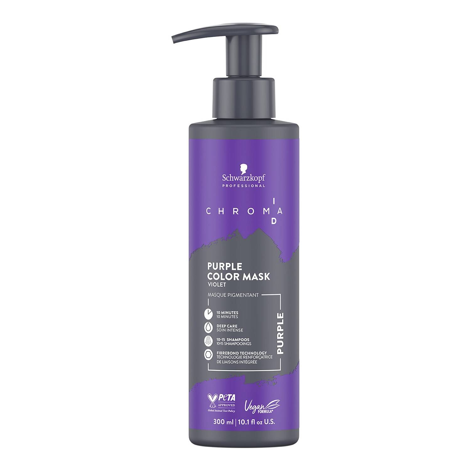 Schwarzkopf Professional Chroma Id Hair Colour Mask 300Ml Purple