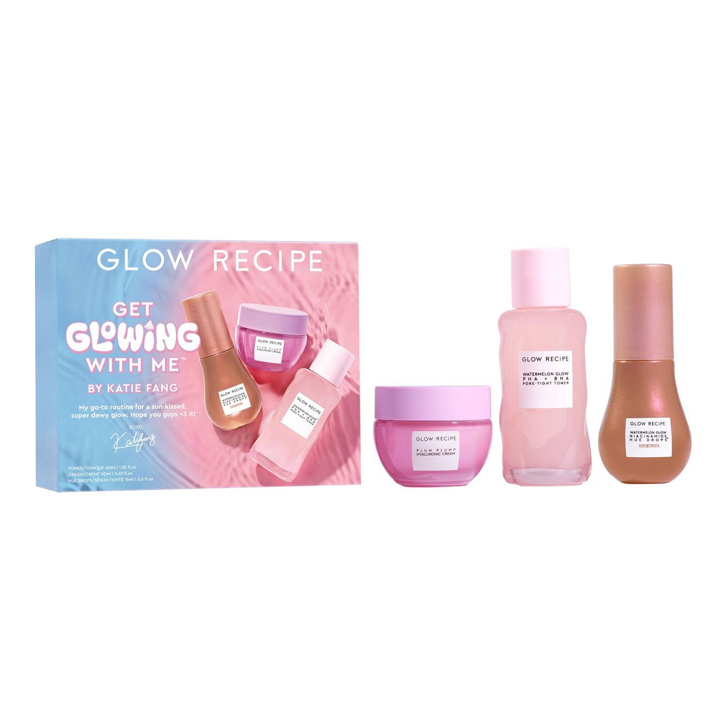 GLOW RECIPE Get Glowing With Me Katie Fang Kit