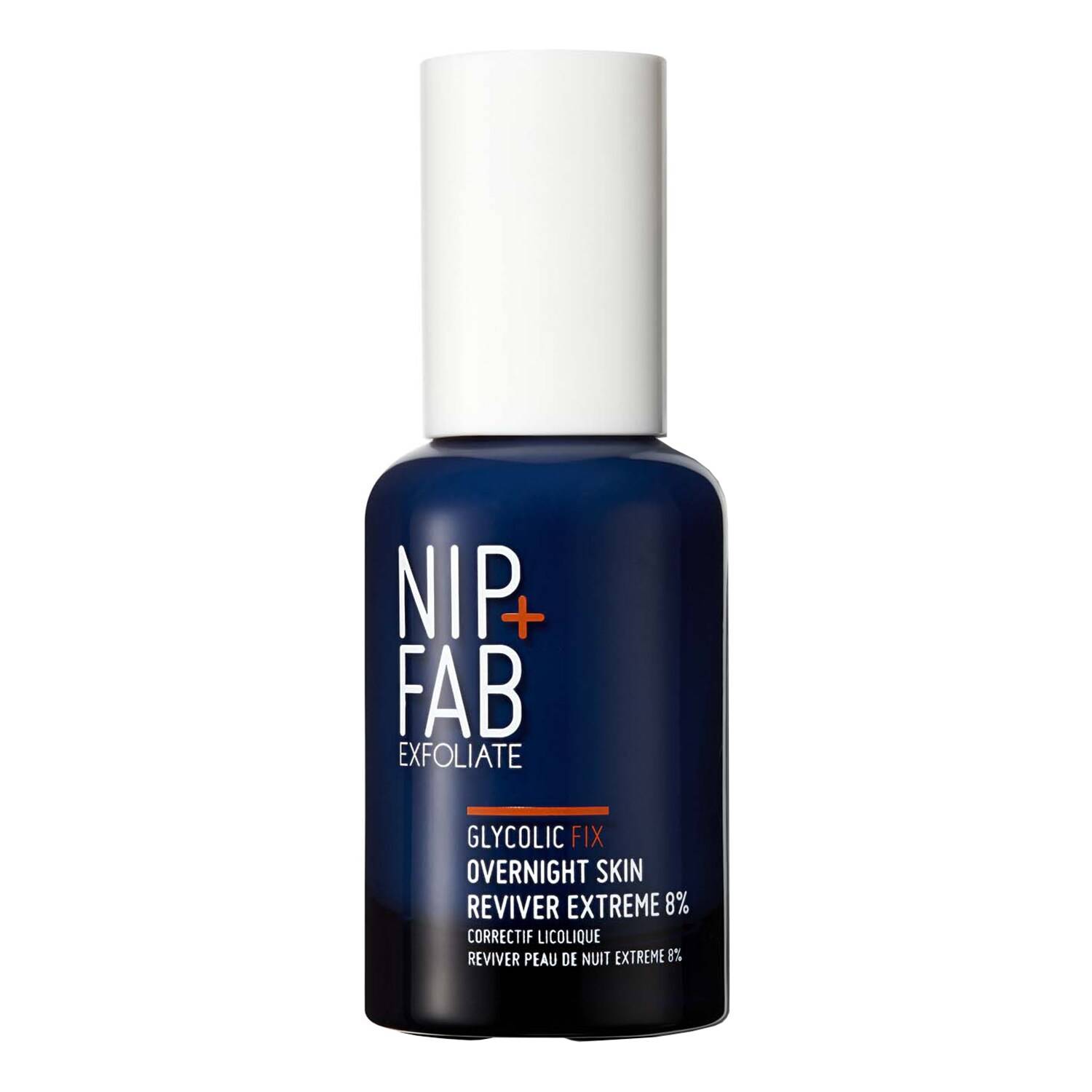 Nip+Fab Glycolic Fix Extreme Overnight Skin Reviver 8% 45Ml