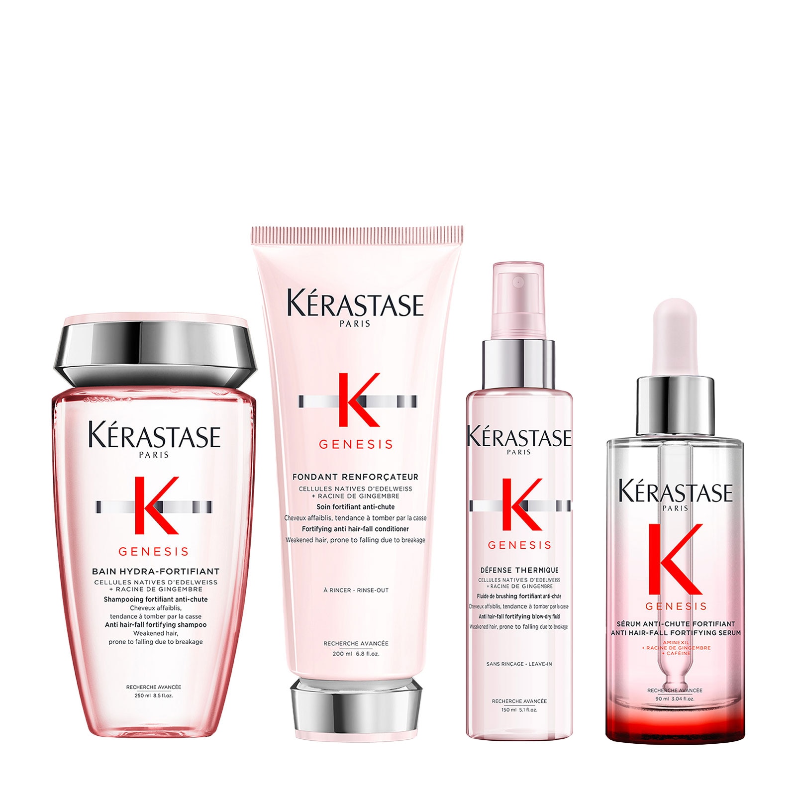 Kérastase Genesis Shampoo, Conditioner & Styling Routine