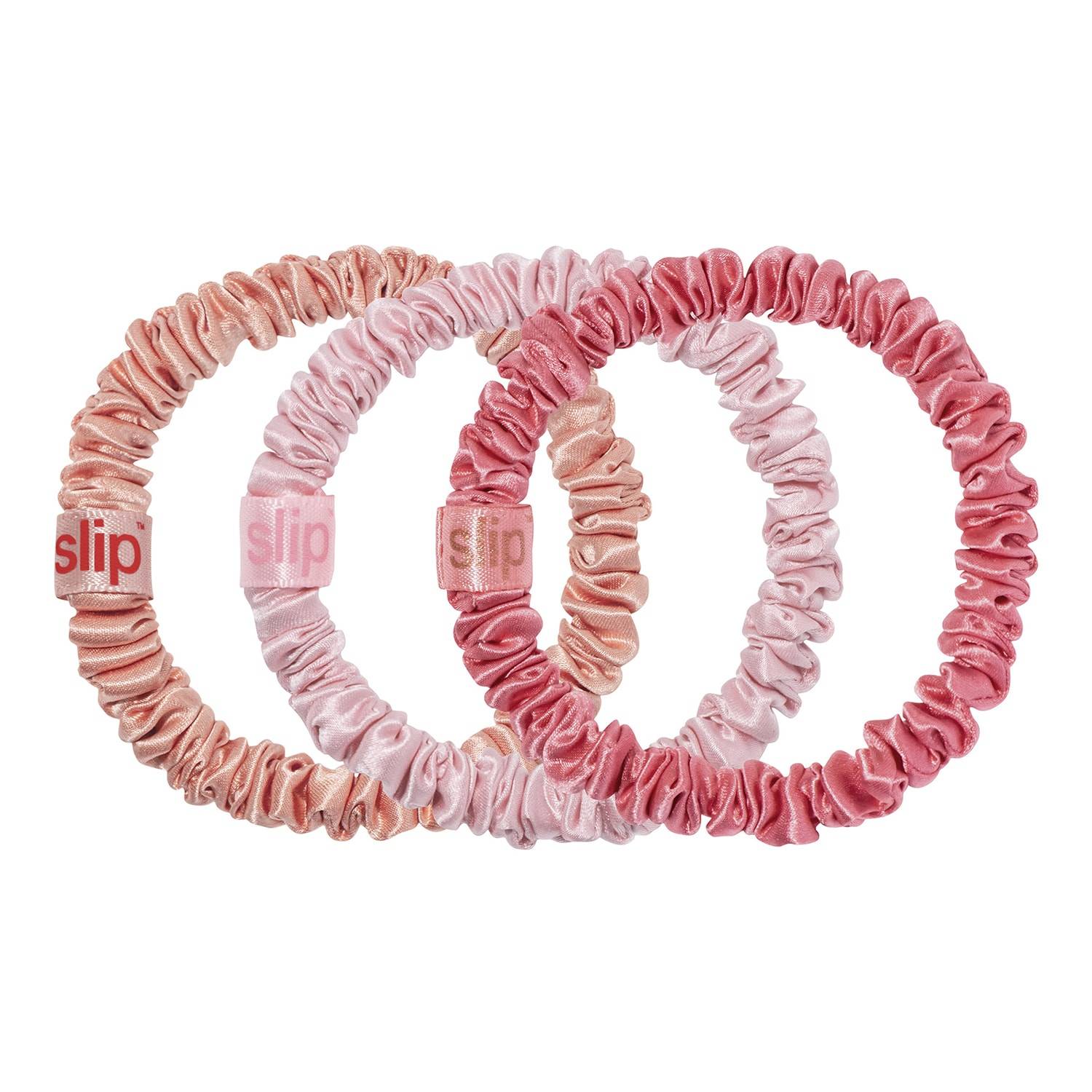 Slip Pure Silk Skinny Scrunchies Trio
