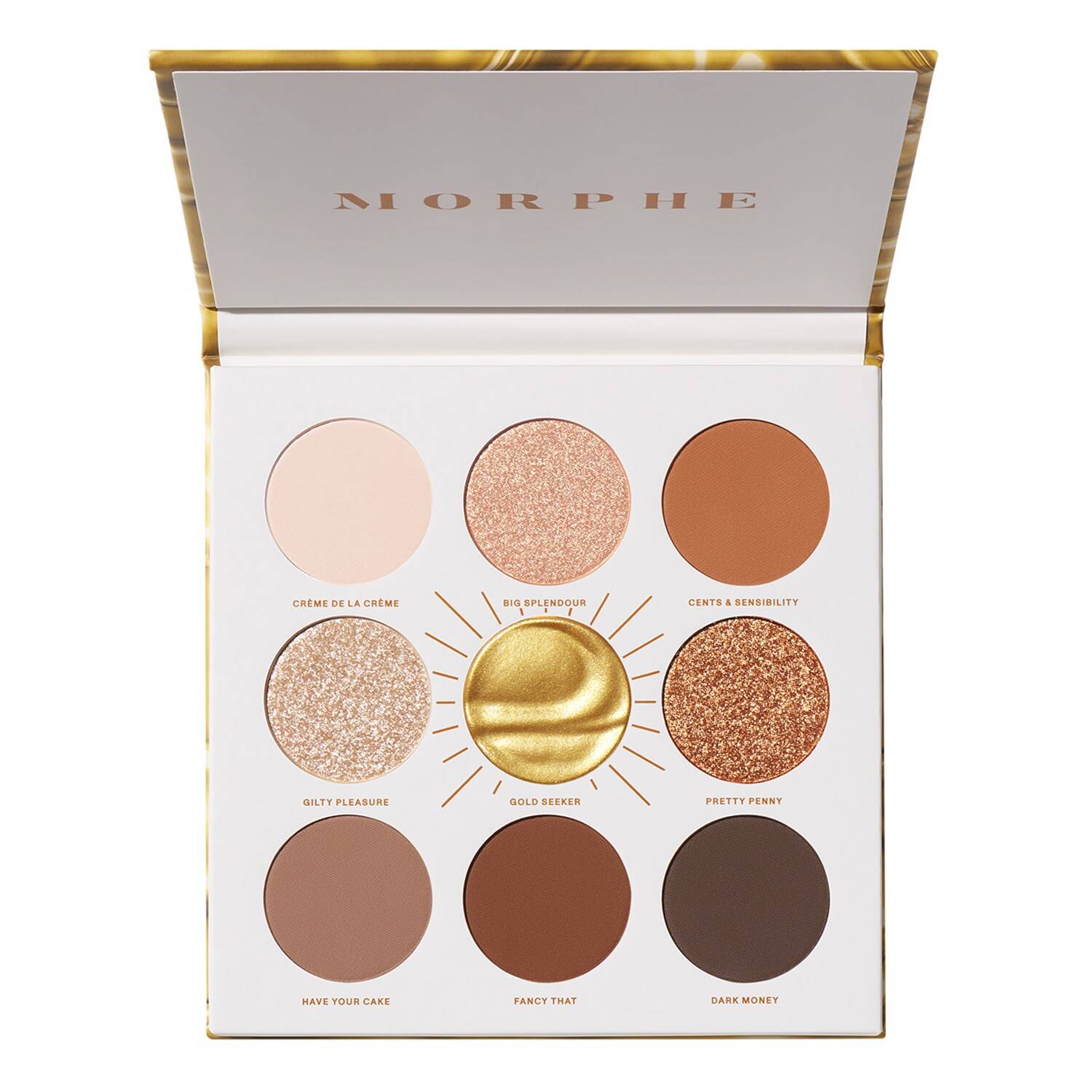 MORPHE 9 Pan Gold Seeker Artistry Palette 10.1g Gold Seeker