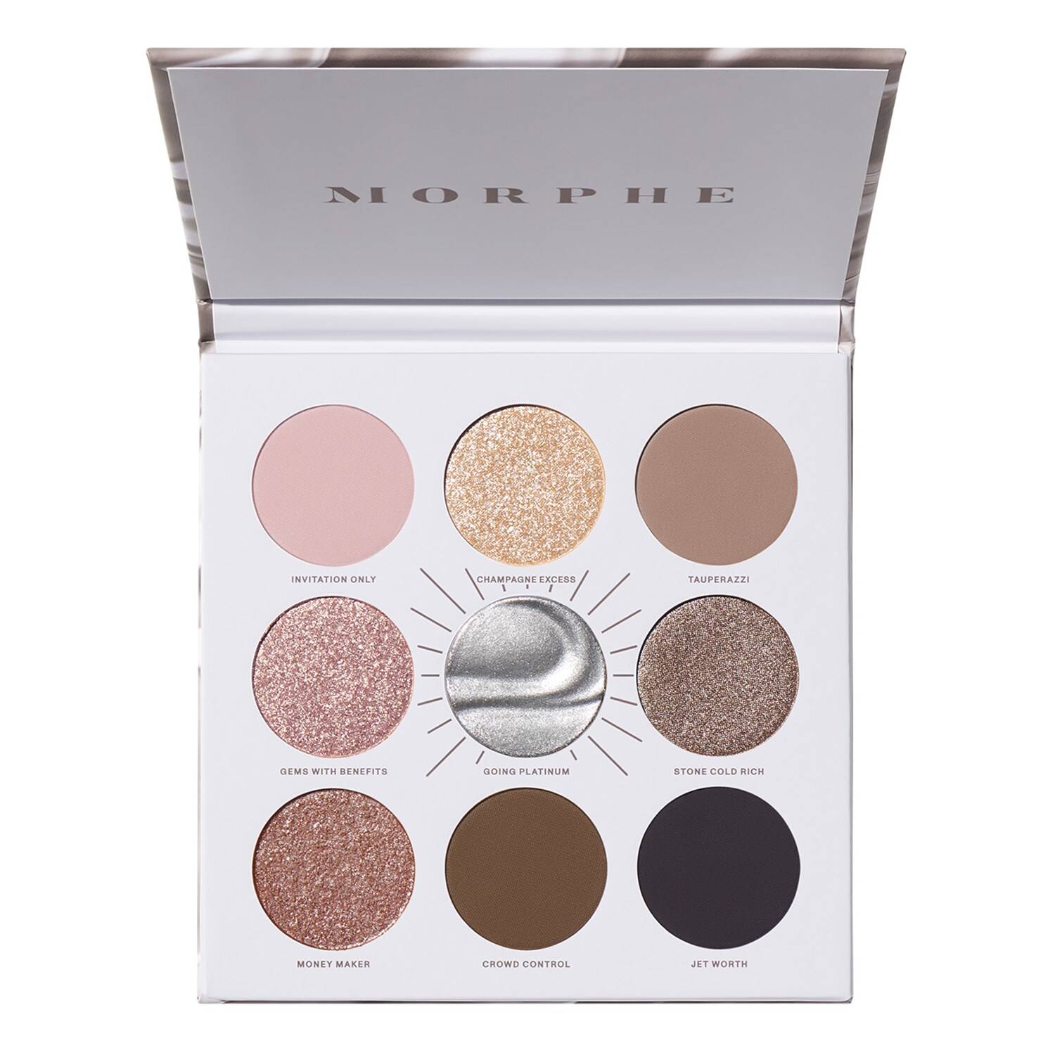 MORPHE 9 Pan Going Platinum Artistry Palette 10.1g Going Platinum