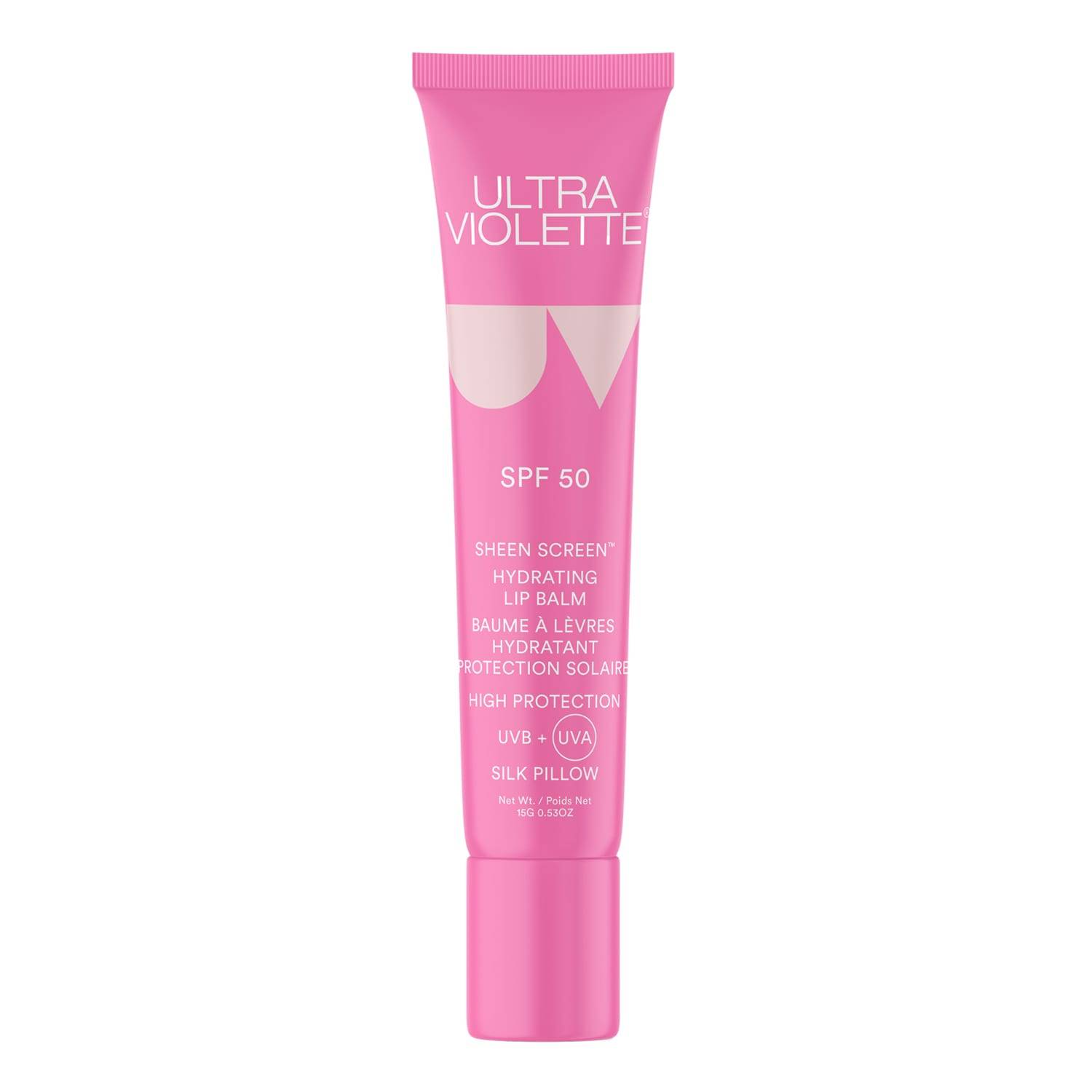Ultra Violette Sheen Screen Spf 50 Last Bite - Hydrating Lip Balm 15G Silk Pillow