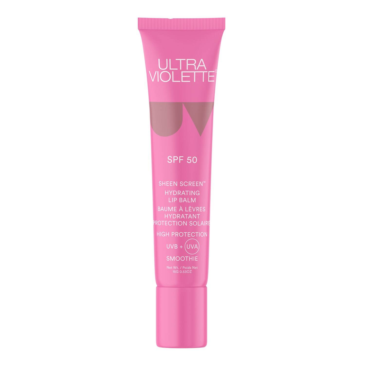 Ultra Violette Sheen Screen Spf 50 Last Bite - Hydrating Lip Balm 15G Smoothie