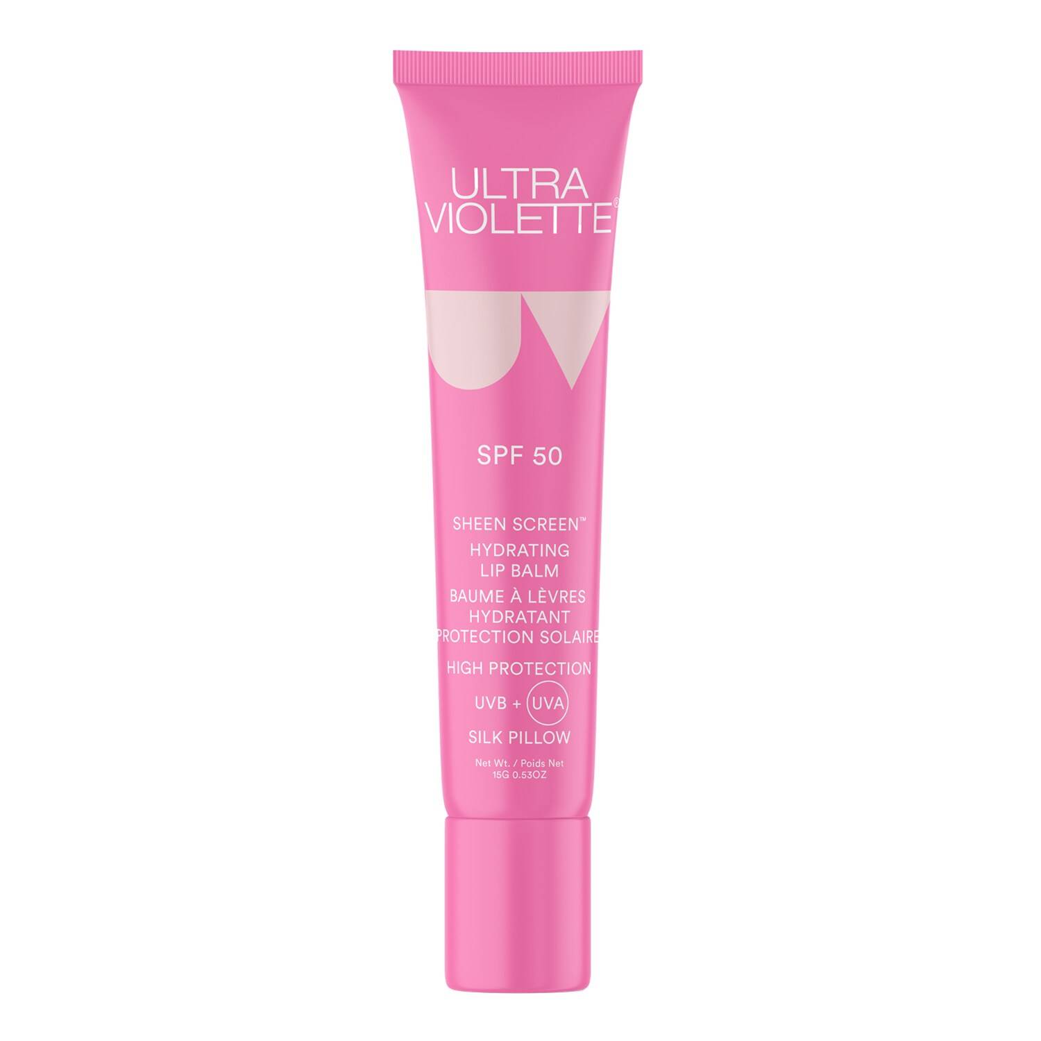 Ultra Violette Sheen Screen Spf 50 Last Bite - Hydrating Lip Balm 15G Silk Pillow