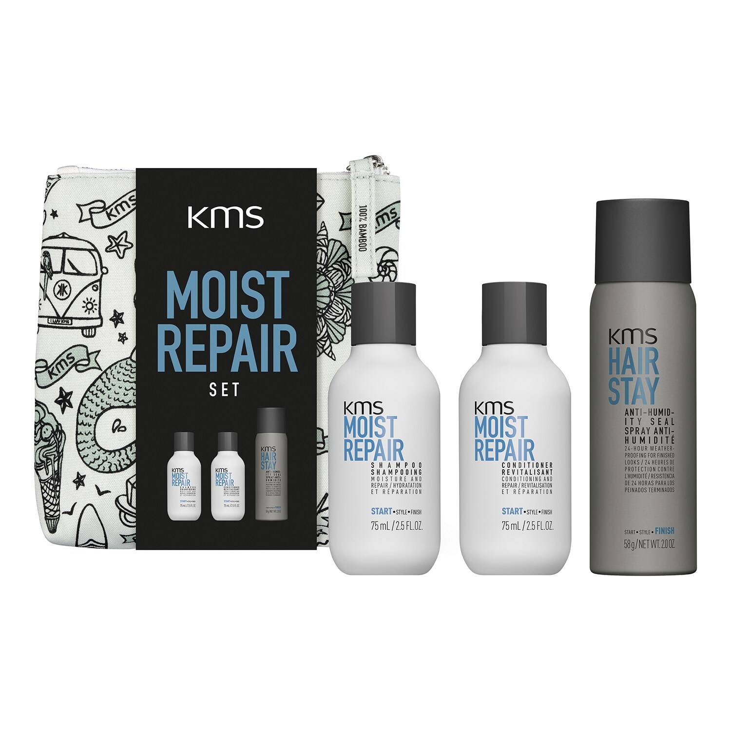 KMS Moist Repair Travel Set