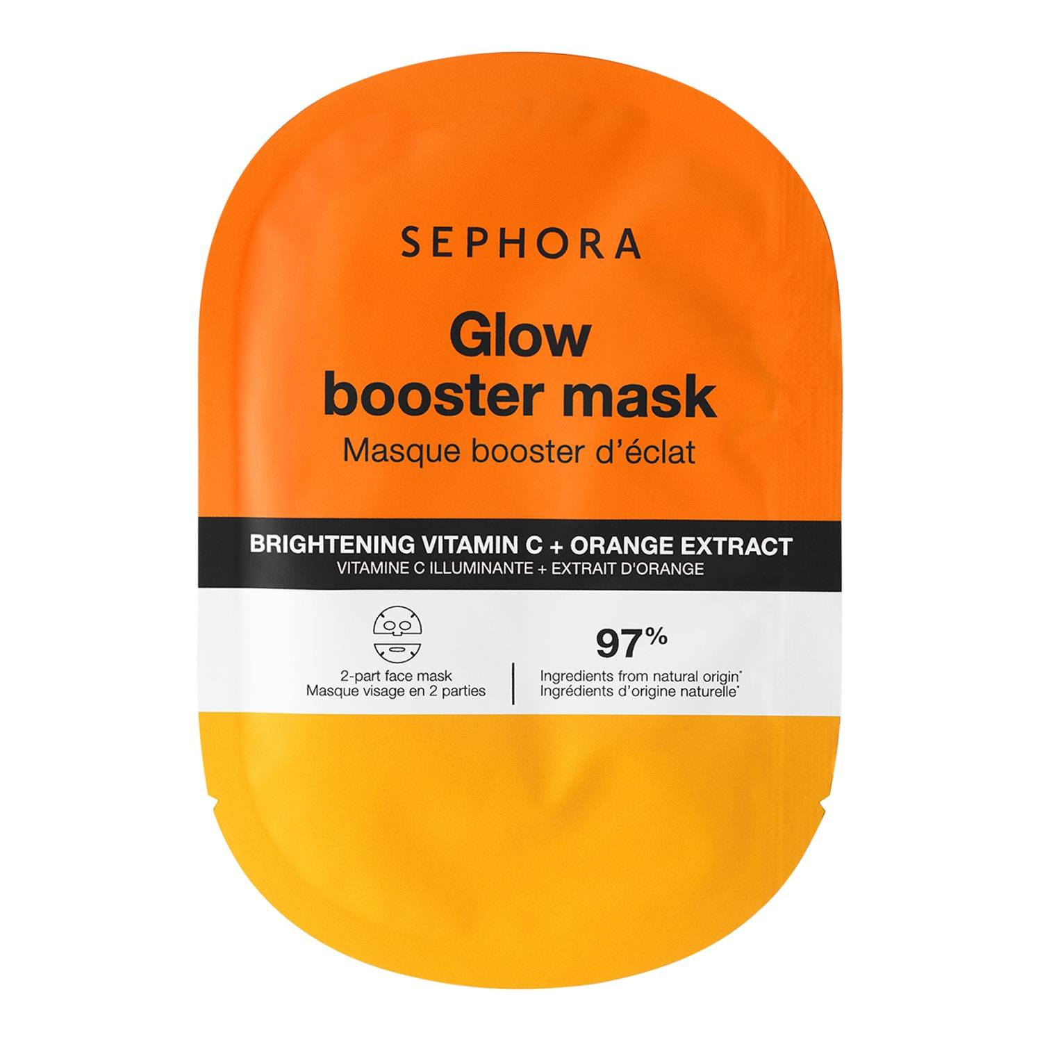 Sephora Collection Booster Face Mask 360° Action Glow Booster Vitamin C + Orange Extract
