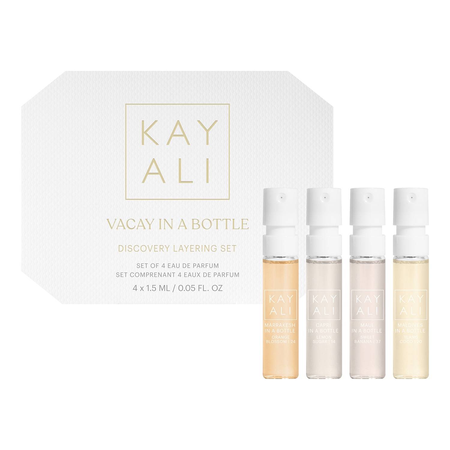 Kayali Vacay In A Bottle Sample Set