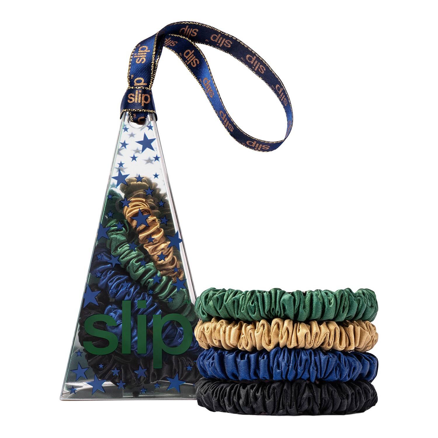Slip Pure Silk Skinny Scrunchie Ornament Paige Skinny Scrunchies