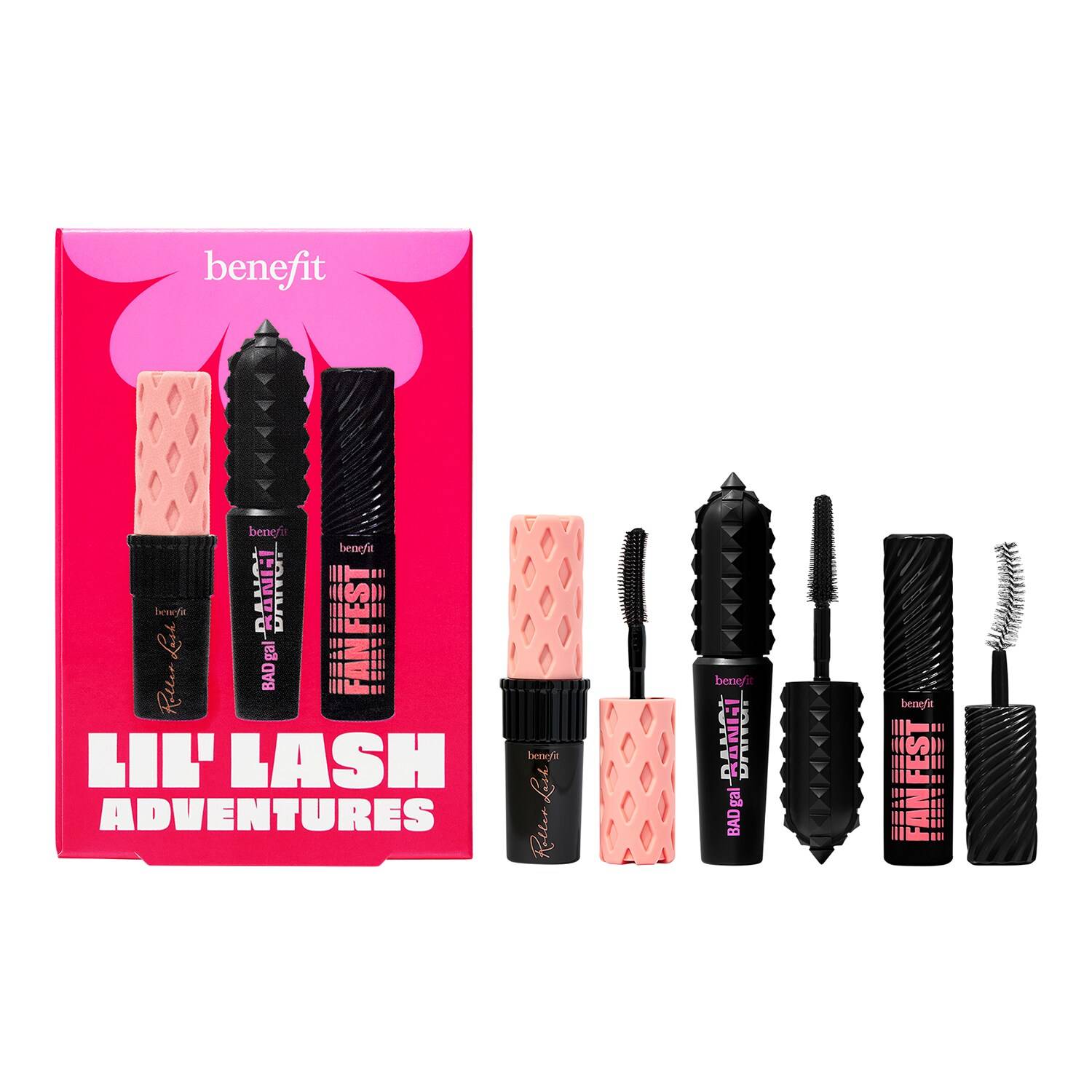 Benefit Cosmetics Lil' Lash Adventures Fanning, Volumising & Curling Mascara Trio Trio