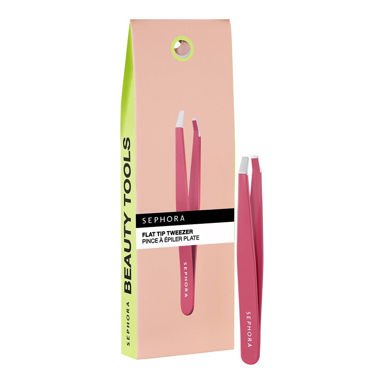 Sephora Collection Flat Tip Tweezers Quick Hair Removal Flat Tip