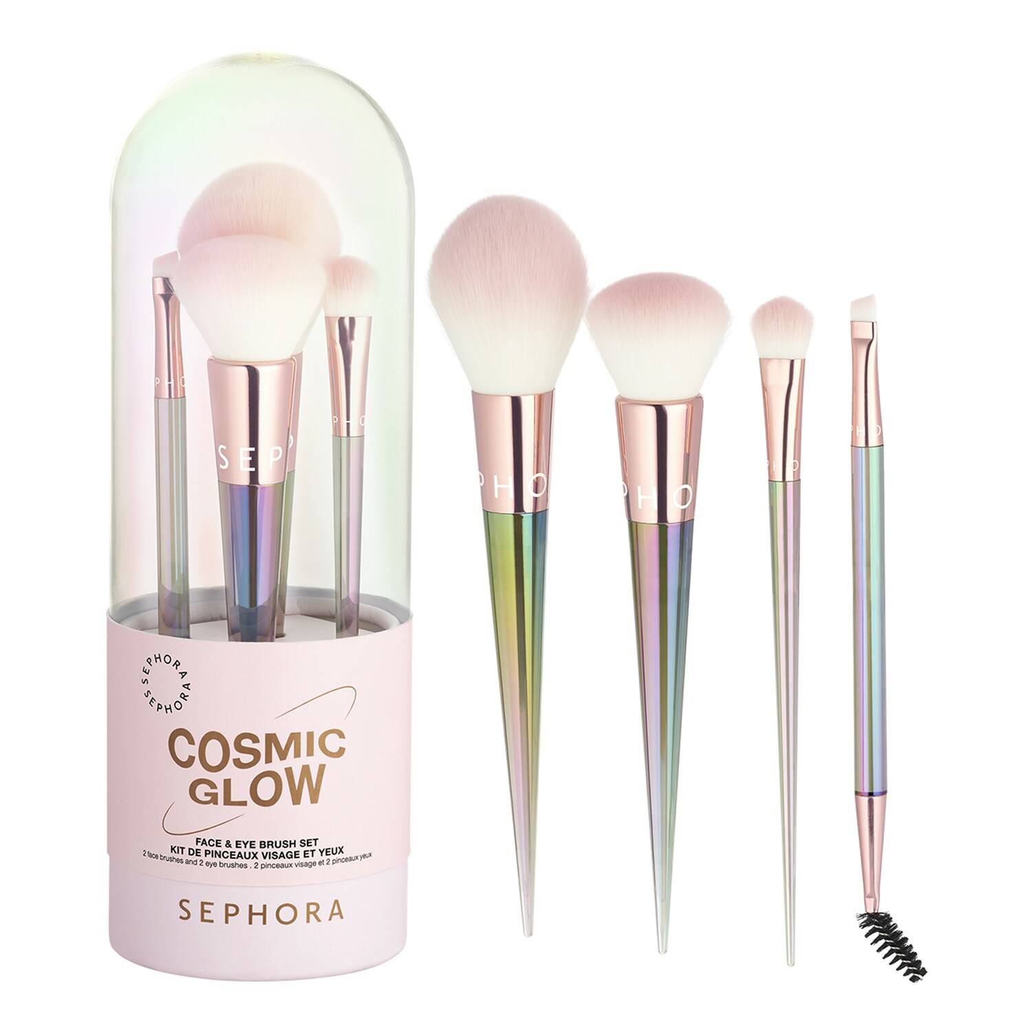Sephora Collection Cosmic Glow Face & Eye Brush Set Cosmic Glow