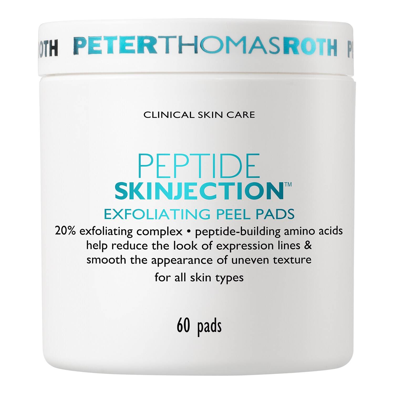Peter Thomas Roth Peptide Skinjection Exfoliating Peel Pads 60Pads