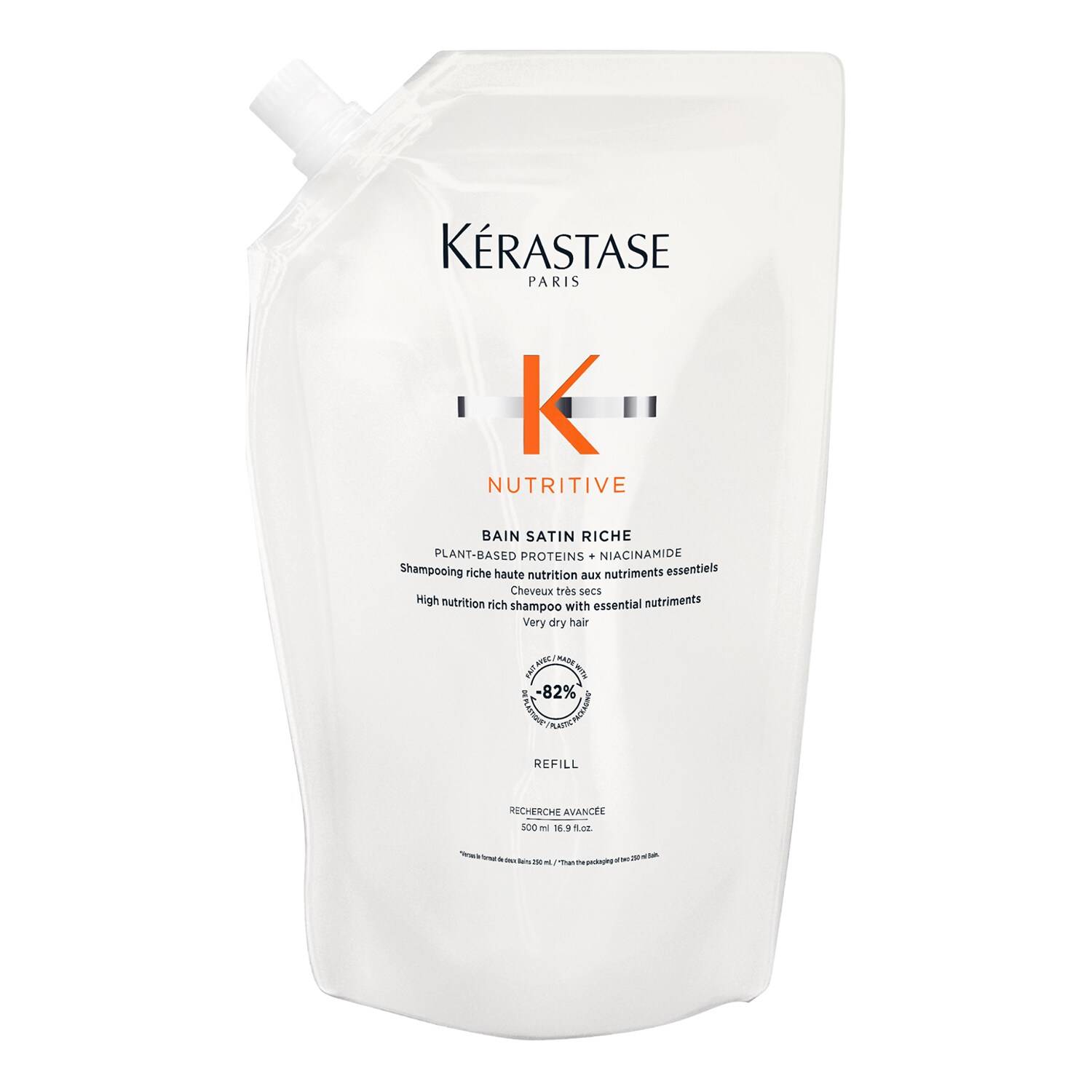 Kérastase Nutritive Bain Satin Riche High Nutrition Rich Shampoo 500Ml