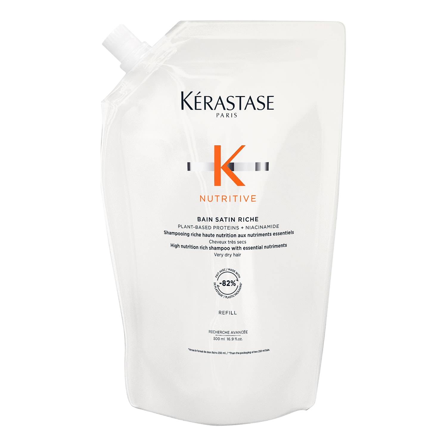 Kérastase Nutritive Bain Satin Riche High Nutrition Rich Shampoo 500Ml