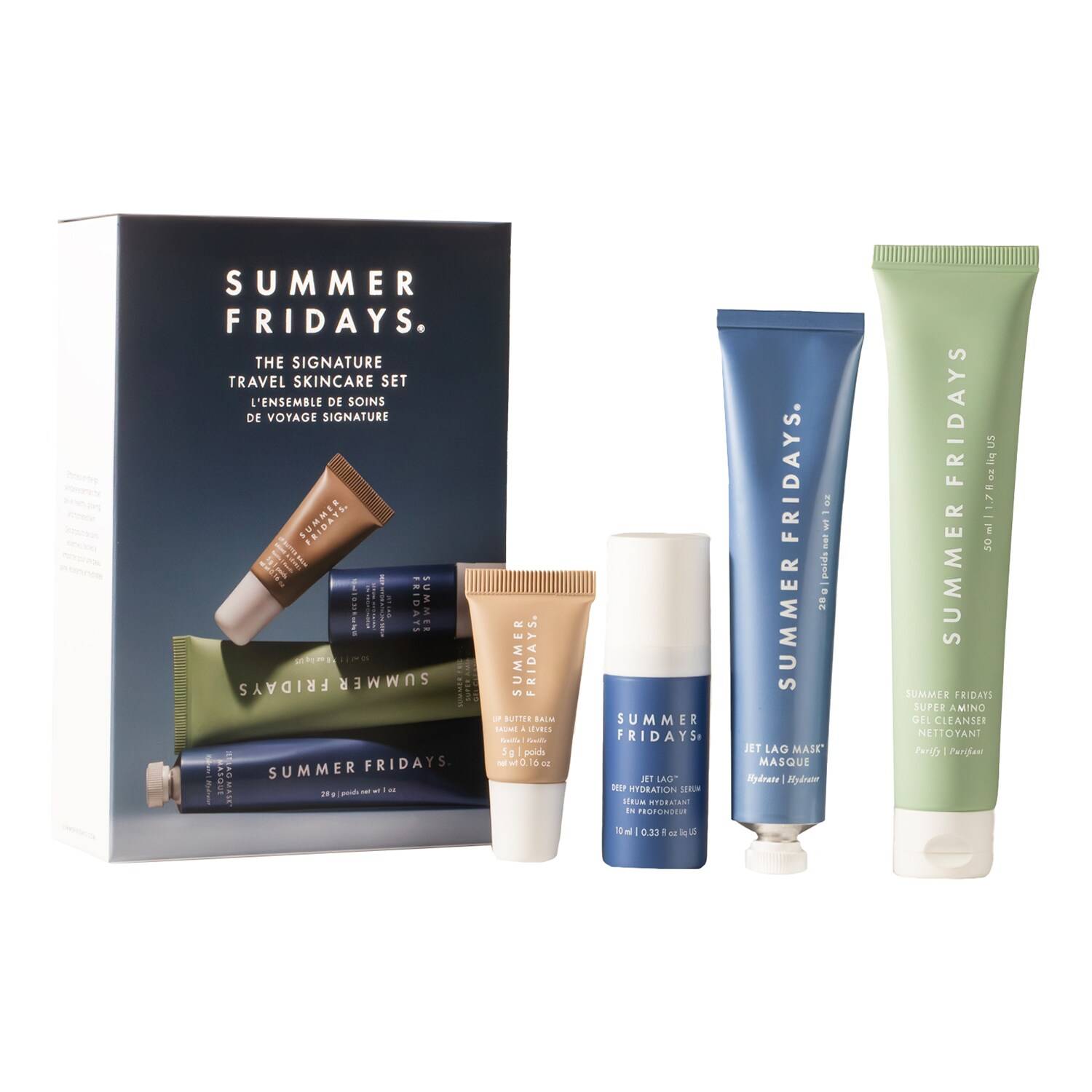 Summer Fridays The Signature Travel Skincare Set