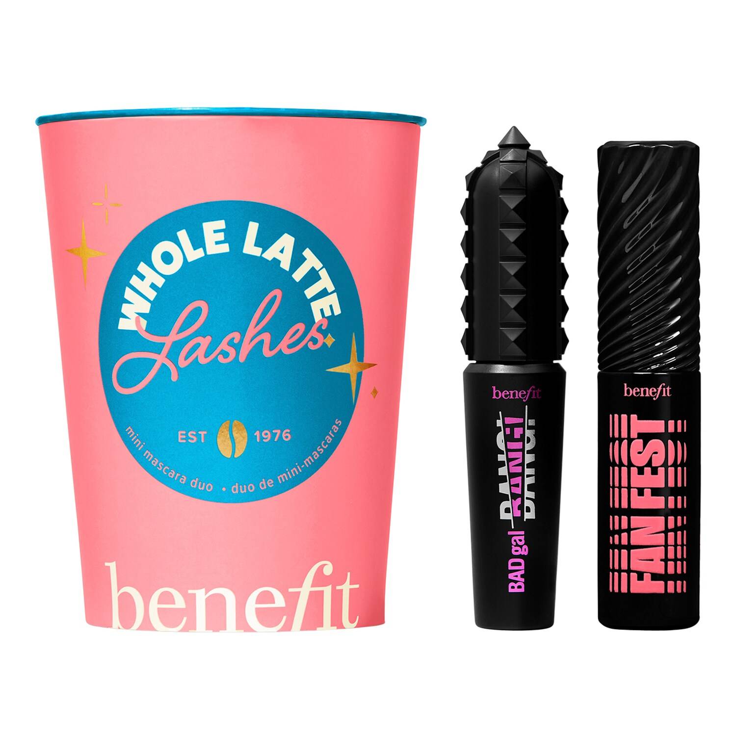 BENEFIT COSMETICS Whole Latte Lashes Mini Mascara Set Set