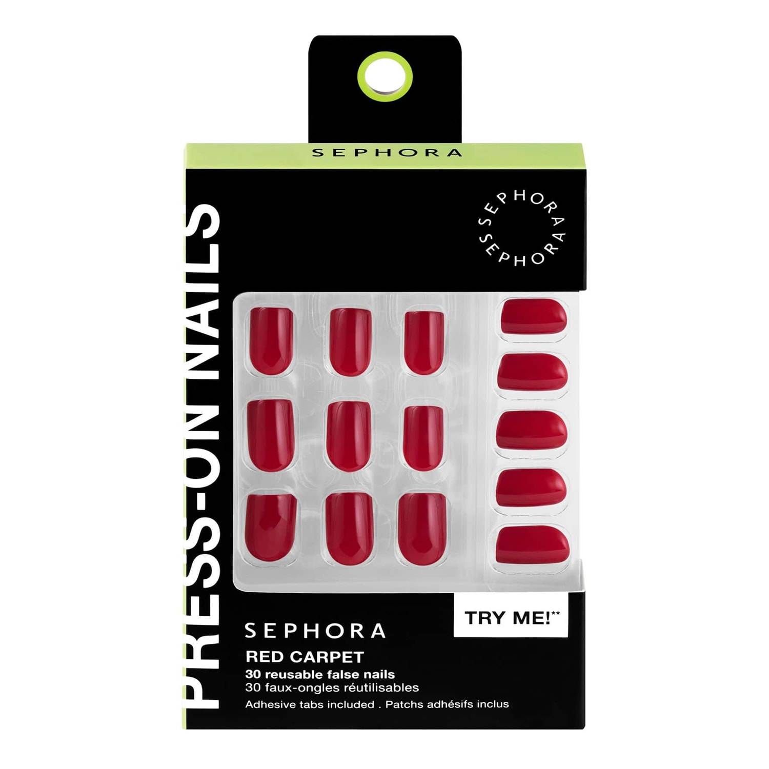 Sephora Collection Press On Nails Kit X 30 Red Carpet