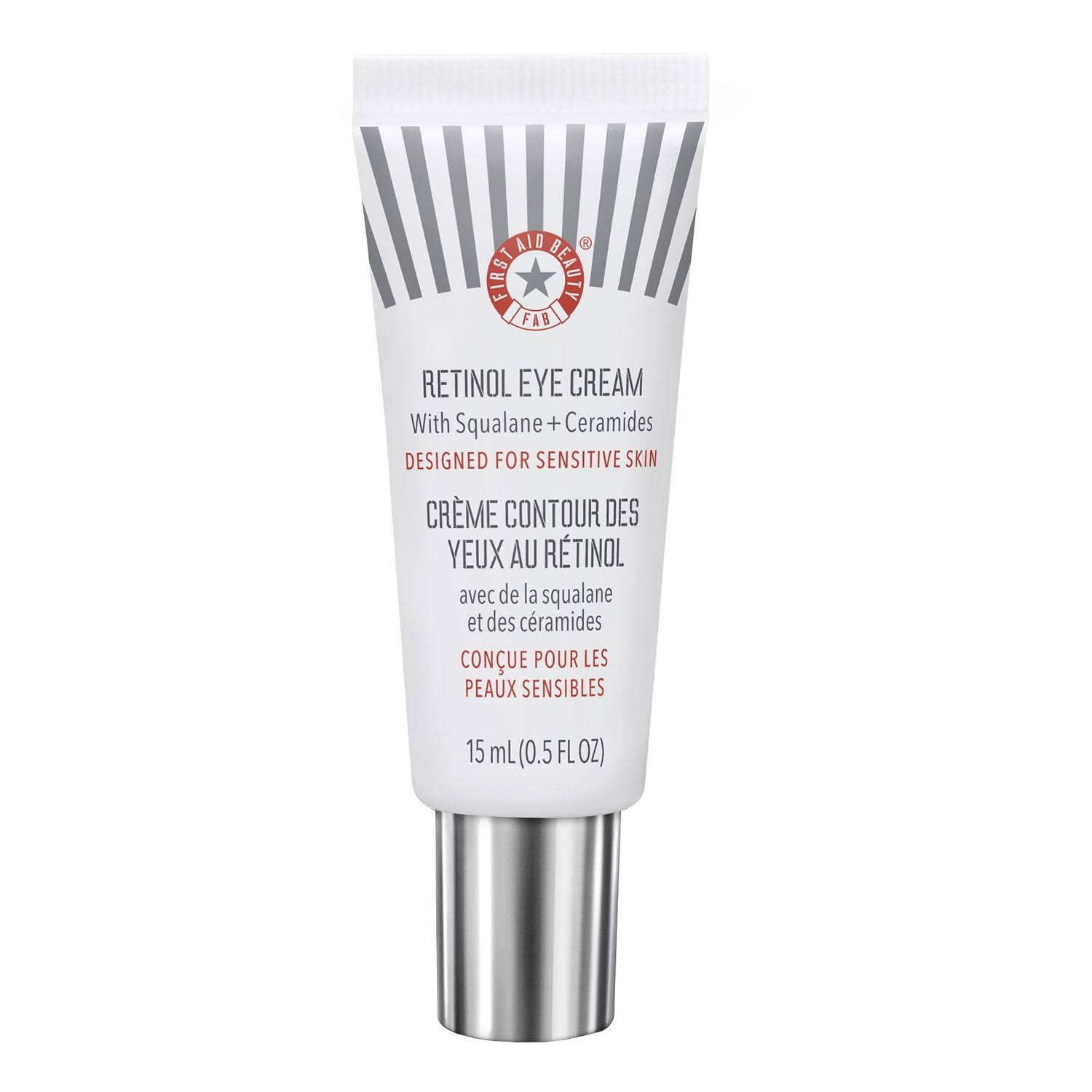 First Aid Beauty Retinol Eye Cream - Eye Cream With Retinol + Squalane + Cermides 15Ml