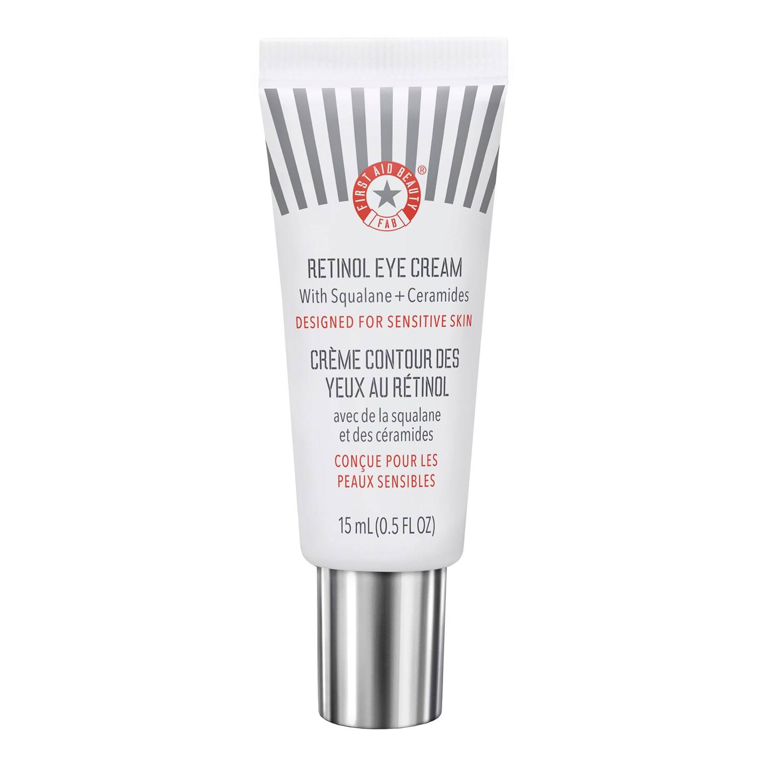 First Aid Beauty Retinol Eye Cream - Eye Cream With Retinol + Squalane + Cermides 15Ml