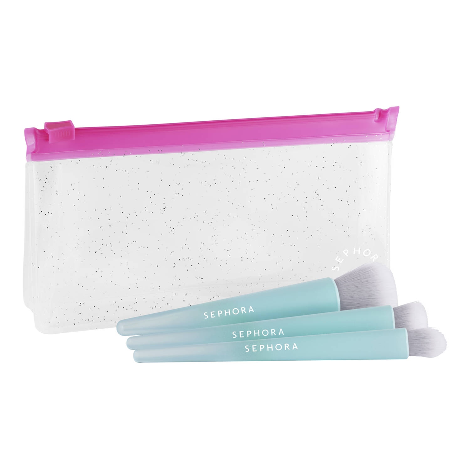 Sephora Collection Moving Lights Set Of 3 To-Go Brushes