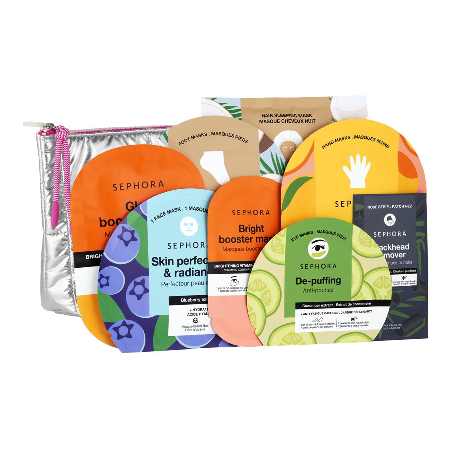 Sephora Collection Moving Lights Set Of 8 Face And Body Mask Set