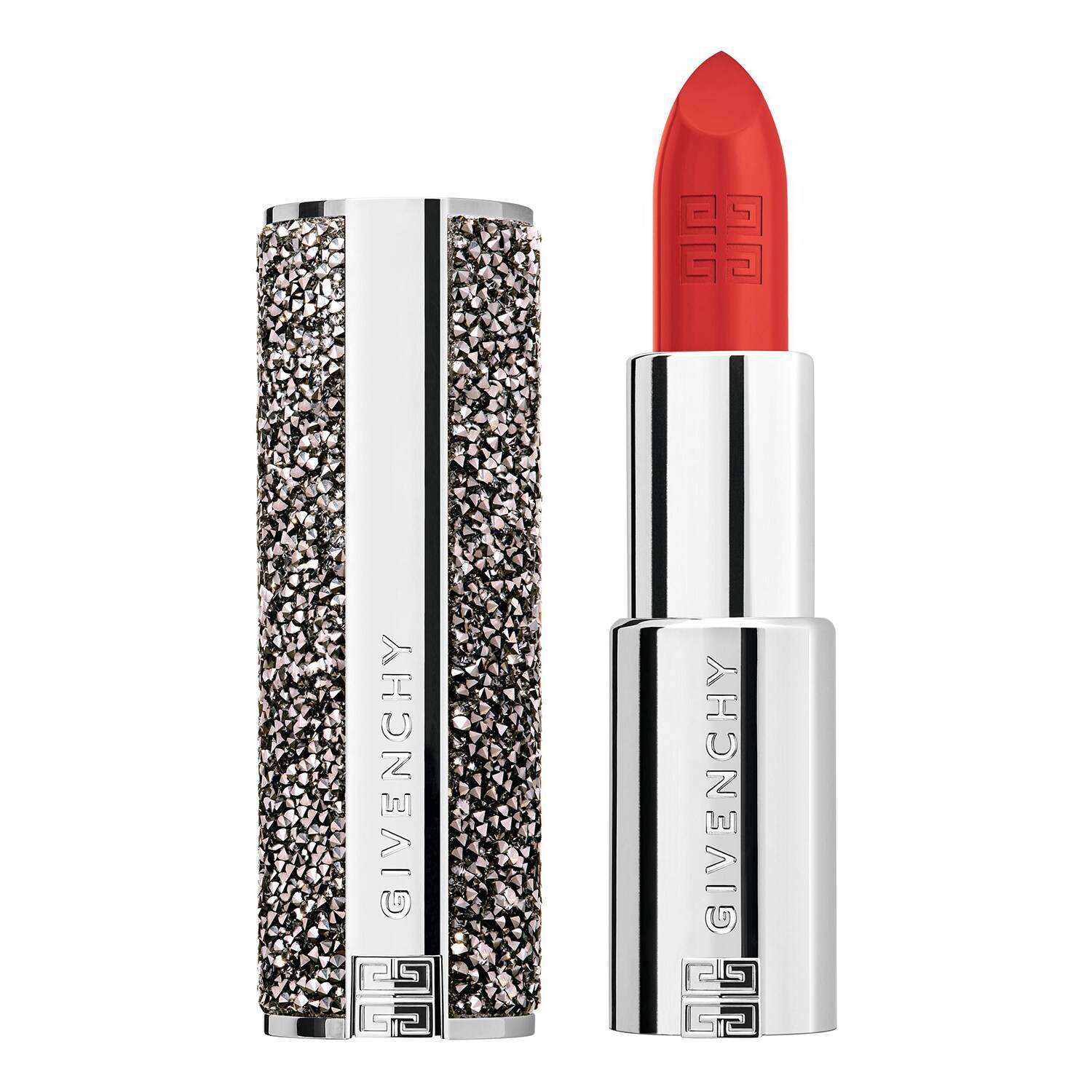 Givenchy Le Rouge Interdit Intense Silk - Silky Finish Lipstick Limited Edition N306 Carmin Escarpin
