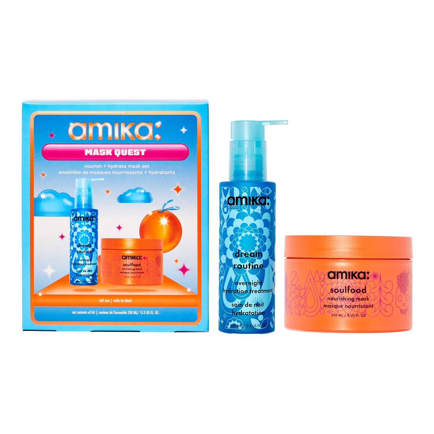 Amika Mask Quest Nourish + Hydrate Mask Set