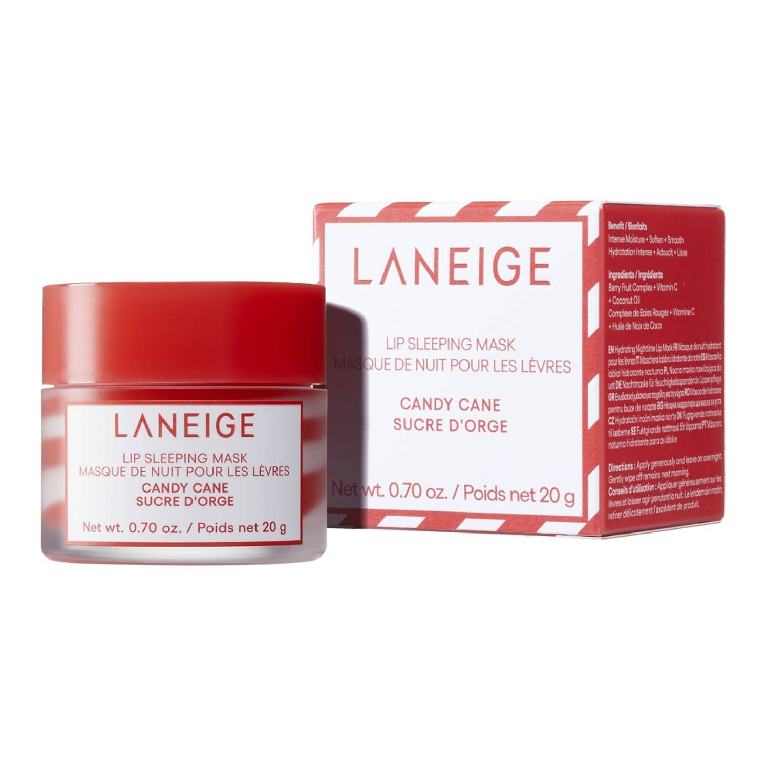 Laneige Lip Sleeping Mask Candy Cane Duo