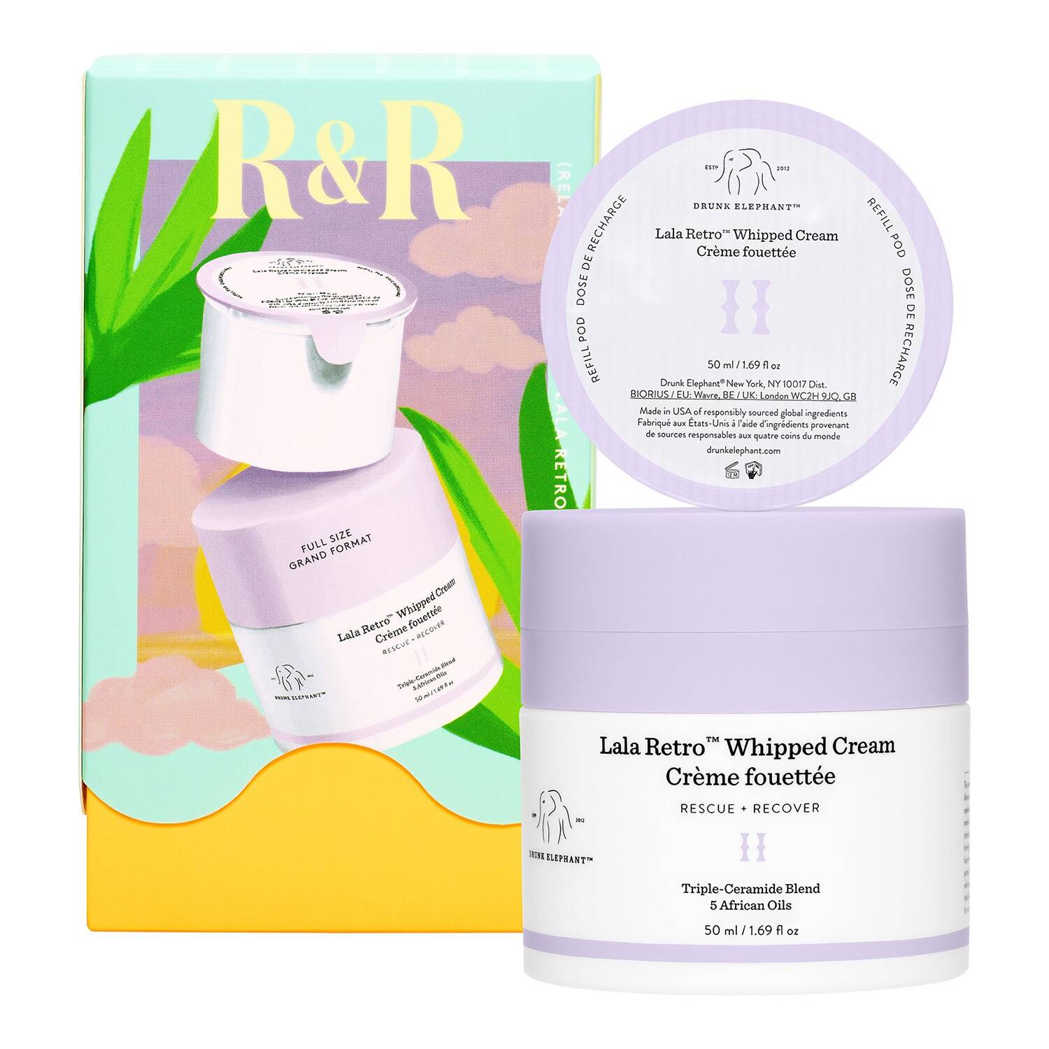 Drunk Elephant Relax And Refill Lala Edition Duo