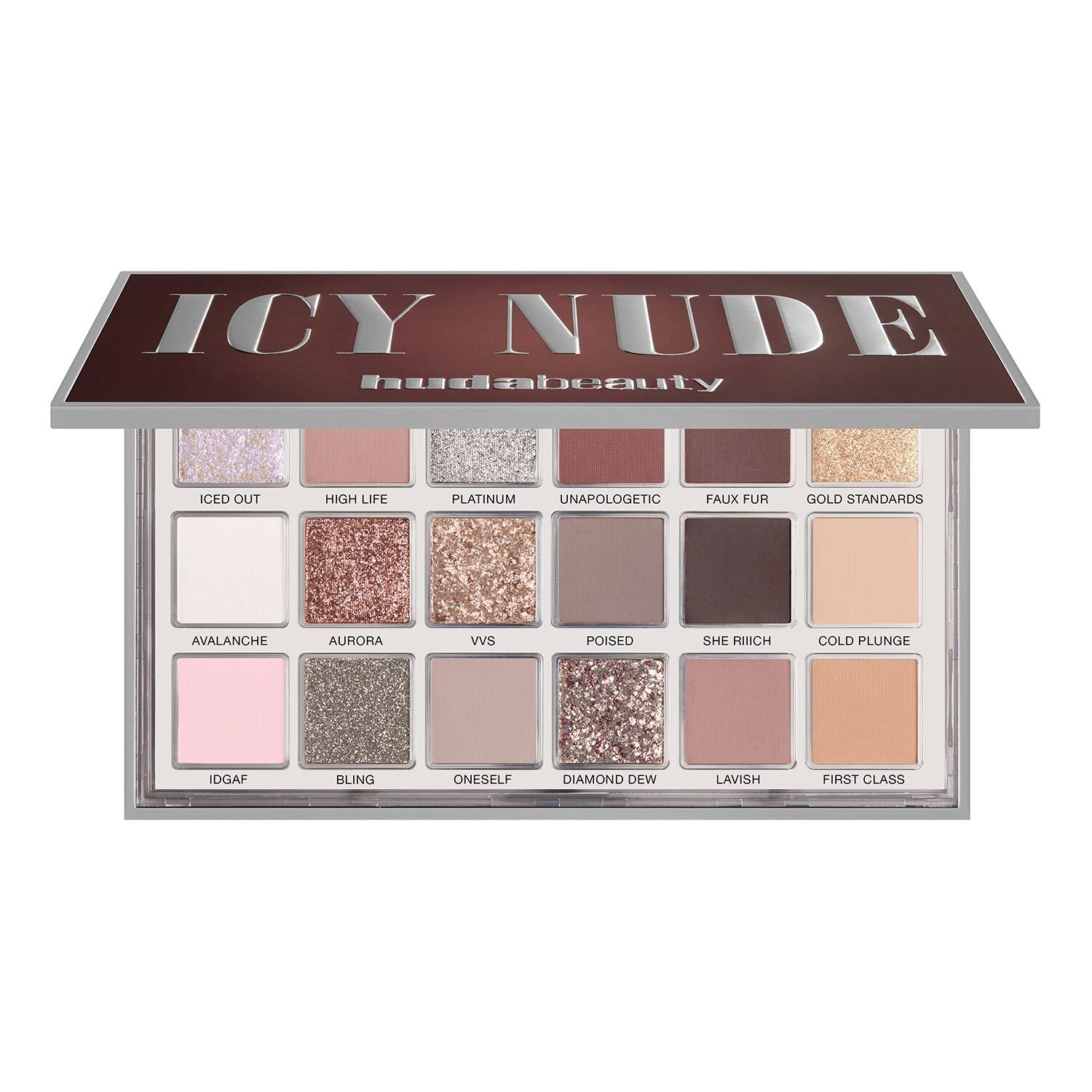 Huda Beauty Icy Nude Eye Palette 18W