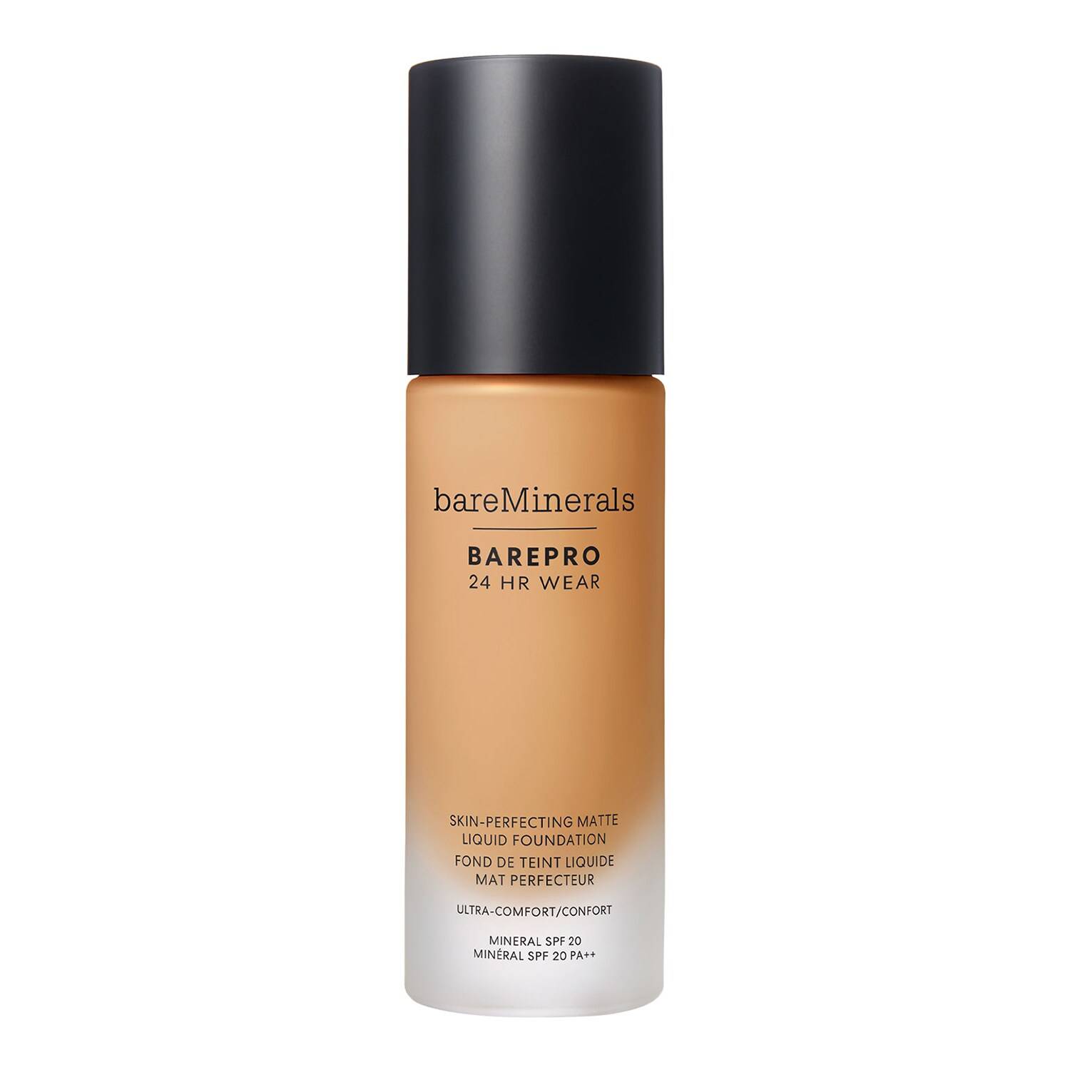 Bareminerals Barepro 24Hr Wear Skin-Perfecting Liquid Foundation​ Mineral Spf 20 30Ml Medium Deep 40N