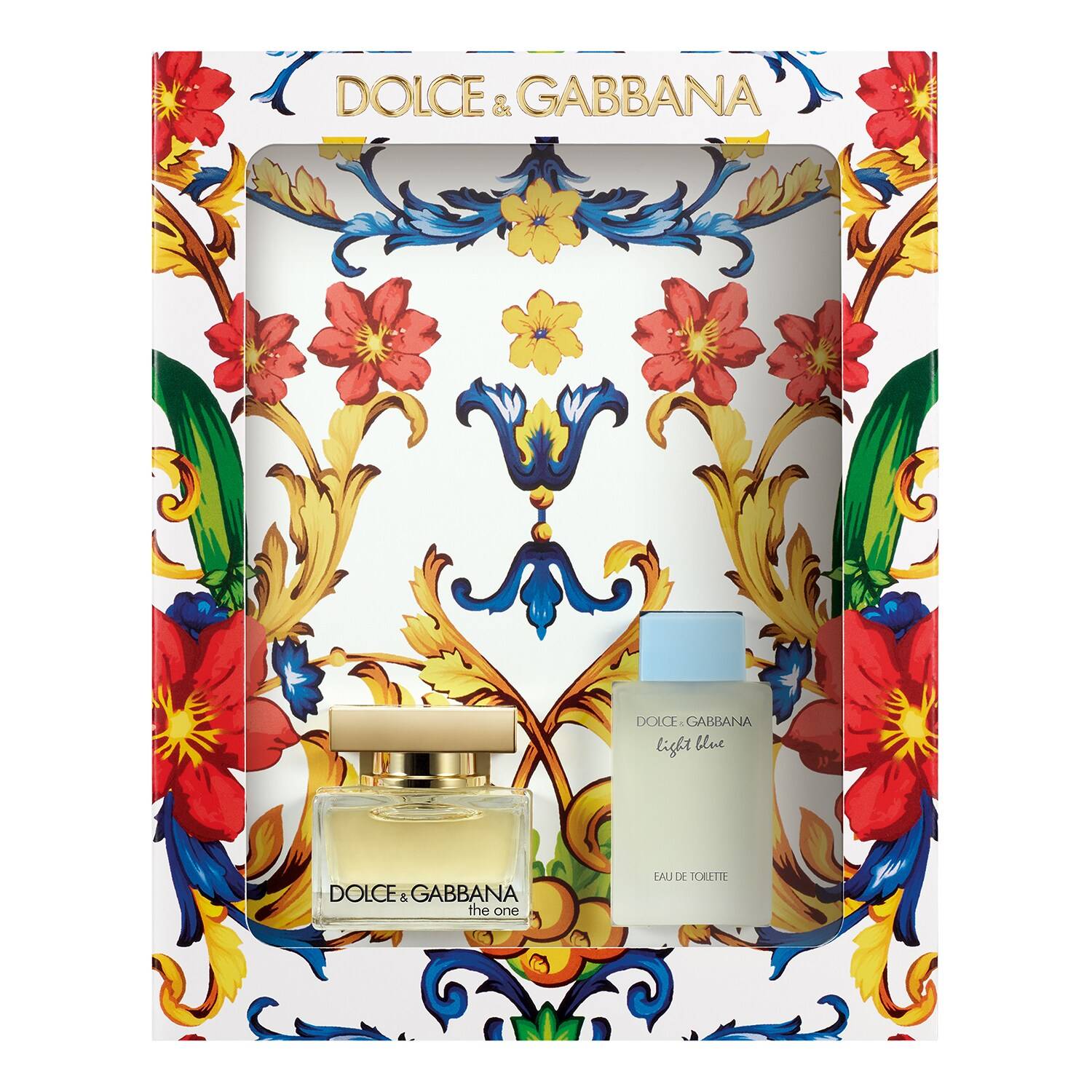 Dolce & Gabbana Mini The One Eau De Parfum & Light Blue Eau De Toilette Set