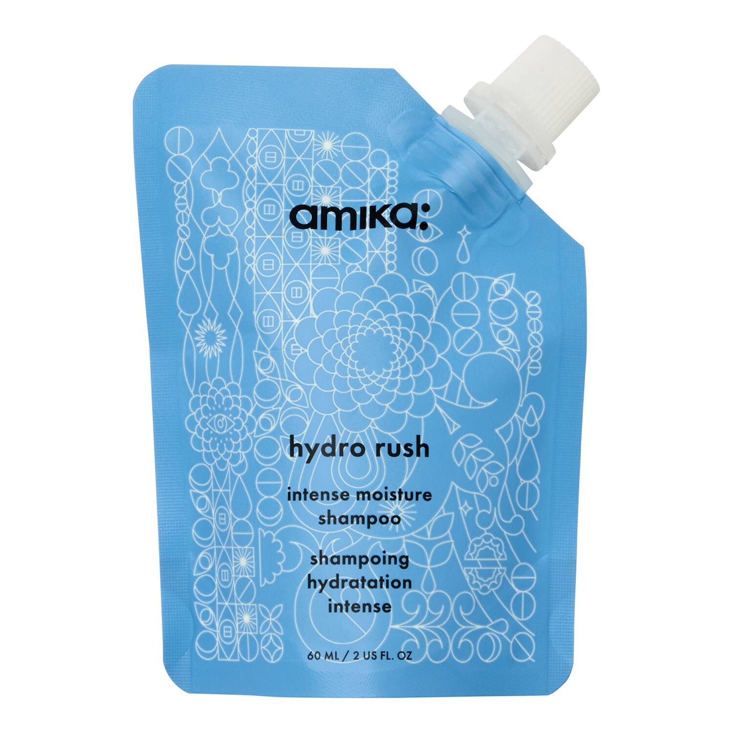 Amika Hydro Rush Intense Moisture With Hyaluronic Acid Shampoo 60Ml