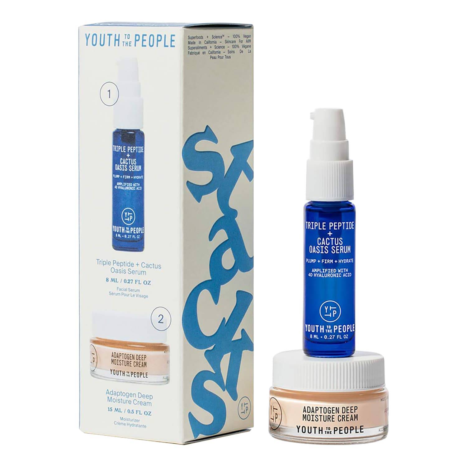 Youth To The People Youth Stacks: Plump It Up For Dry Dehydrated Skin Duo